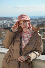 Çıkarılabilir Siperlikli Kışlık Türban,B-82RB
