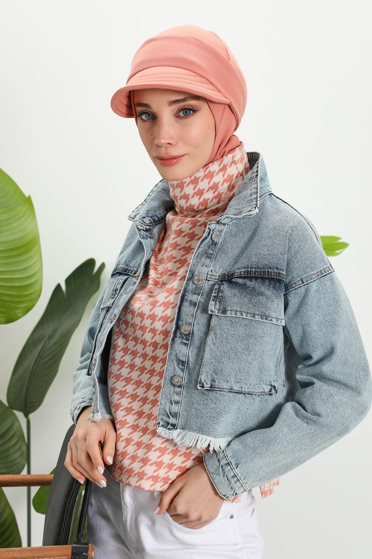 Çıkarılabilir Siperlikli Kışlık Türban,B-82RB