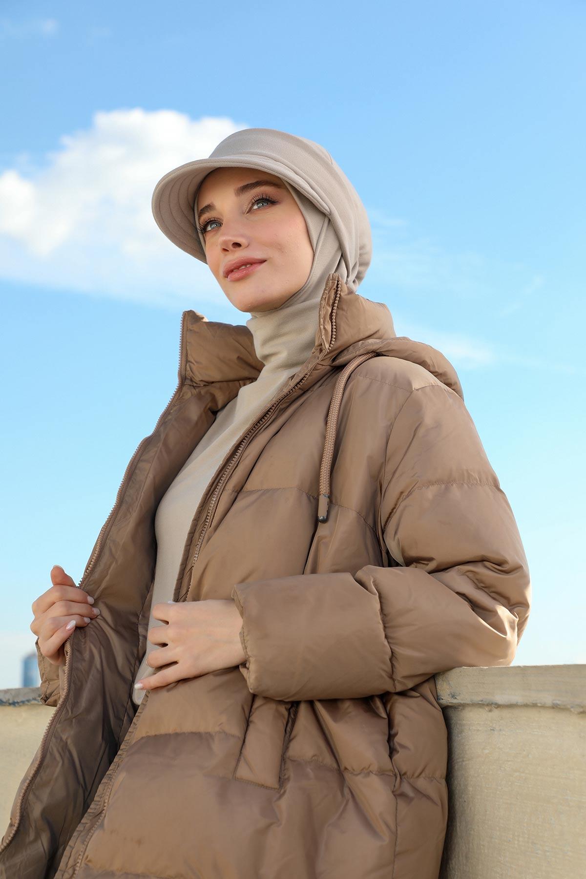 Çıkarılabilir Siperlikli Kışlık Türban,B-82RB