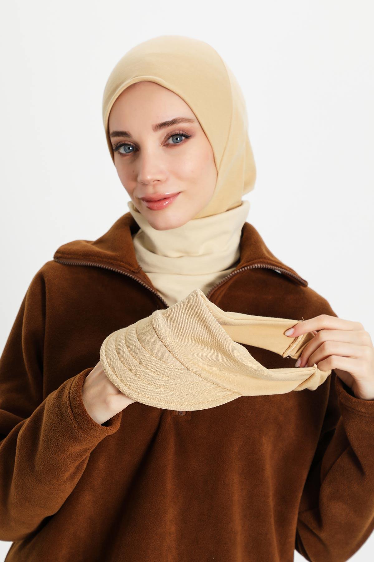 Çıkarılabilir Siperlikli Kışlık Türban,B-82RB