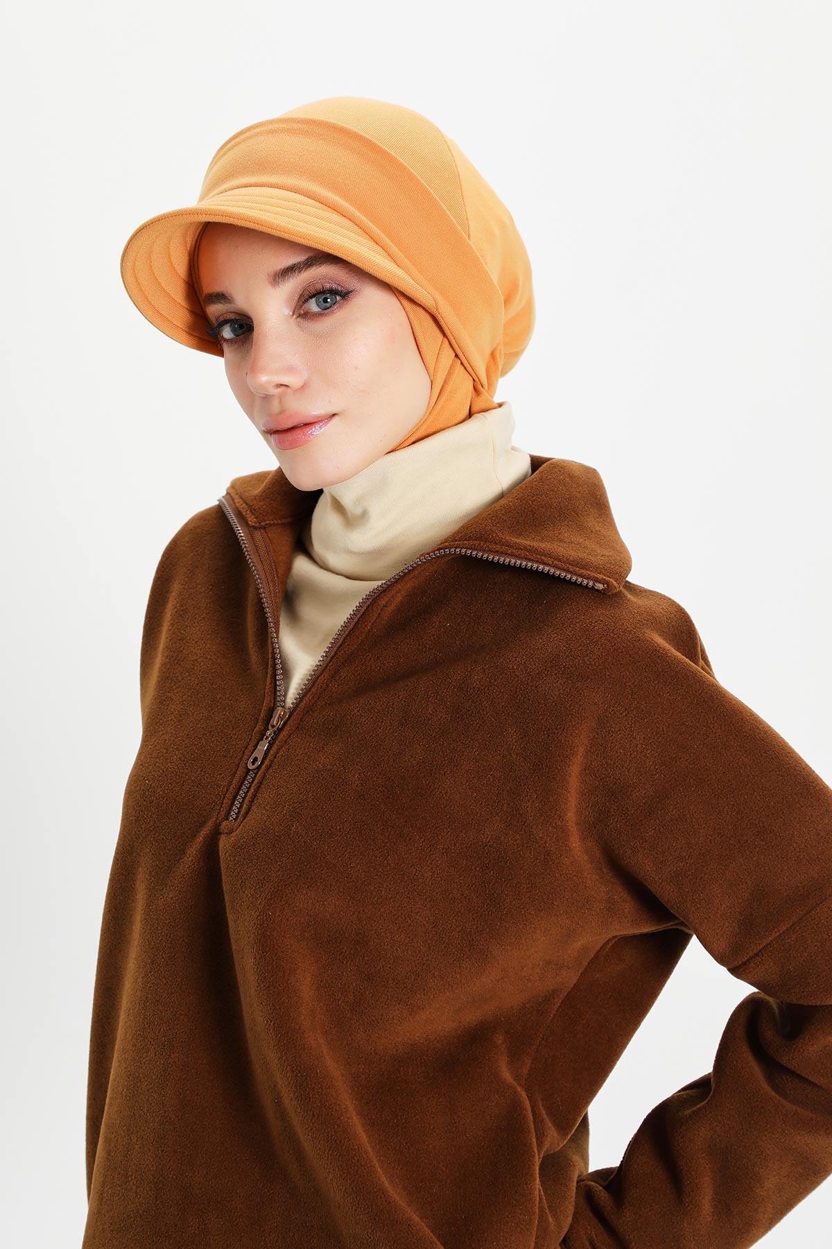 Çıkarılabilir Siperlikli Kışlık Türban,B-82RB