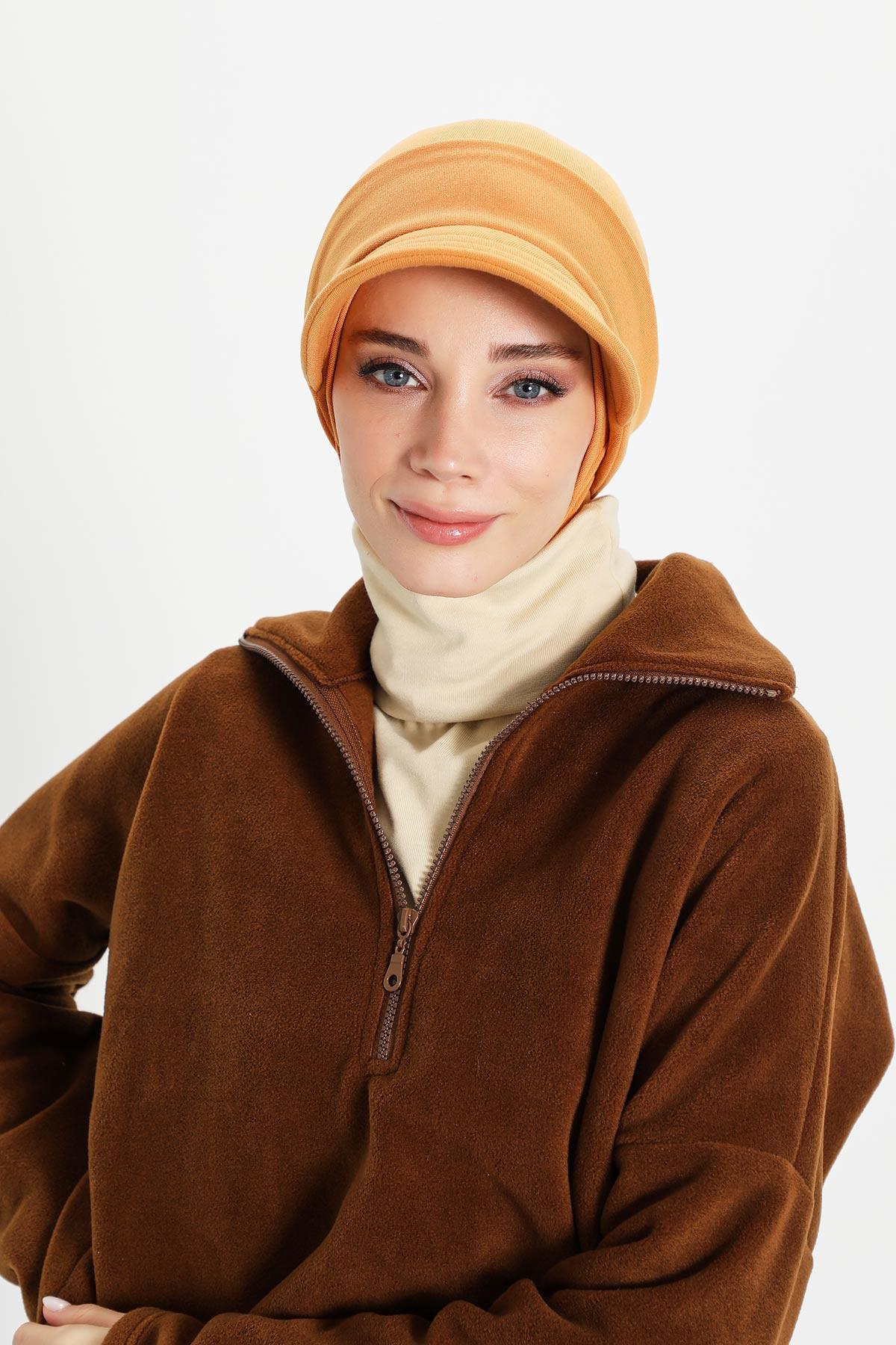 Çıkarılabilir Siperlikli Kışlık Türban,B-82RB