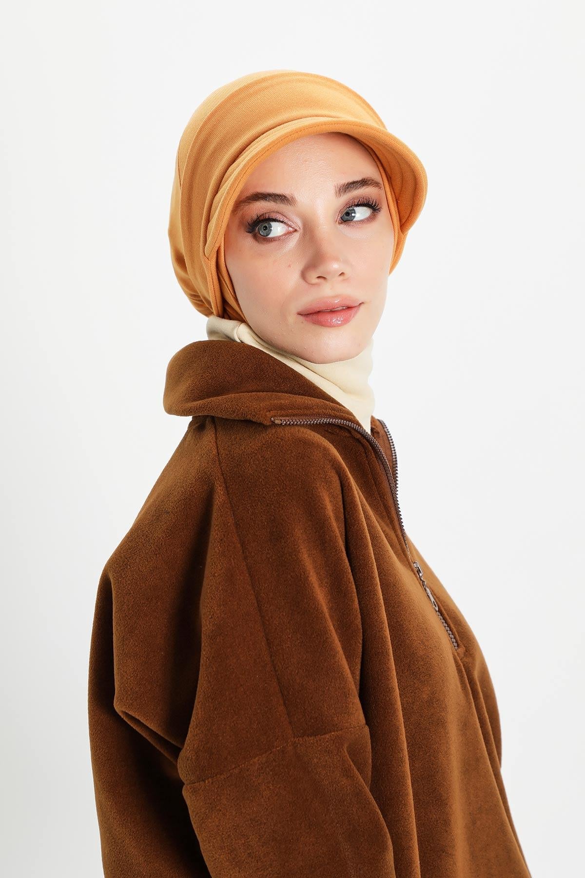 Çıkarılabilir Siperlikli Kışlık Türban,B-82RB