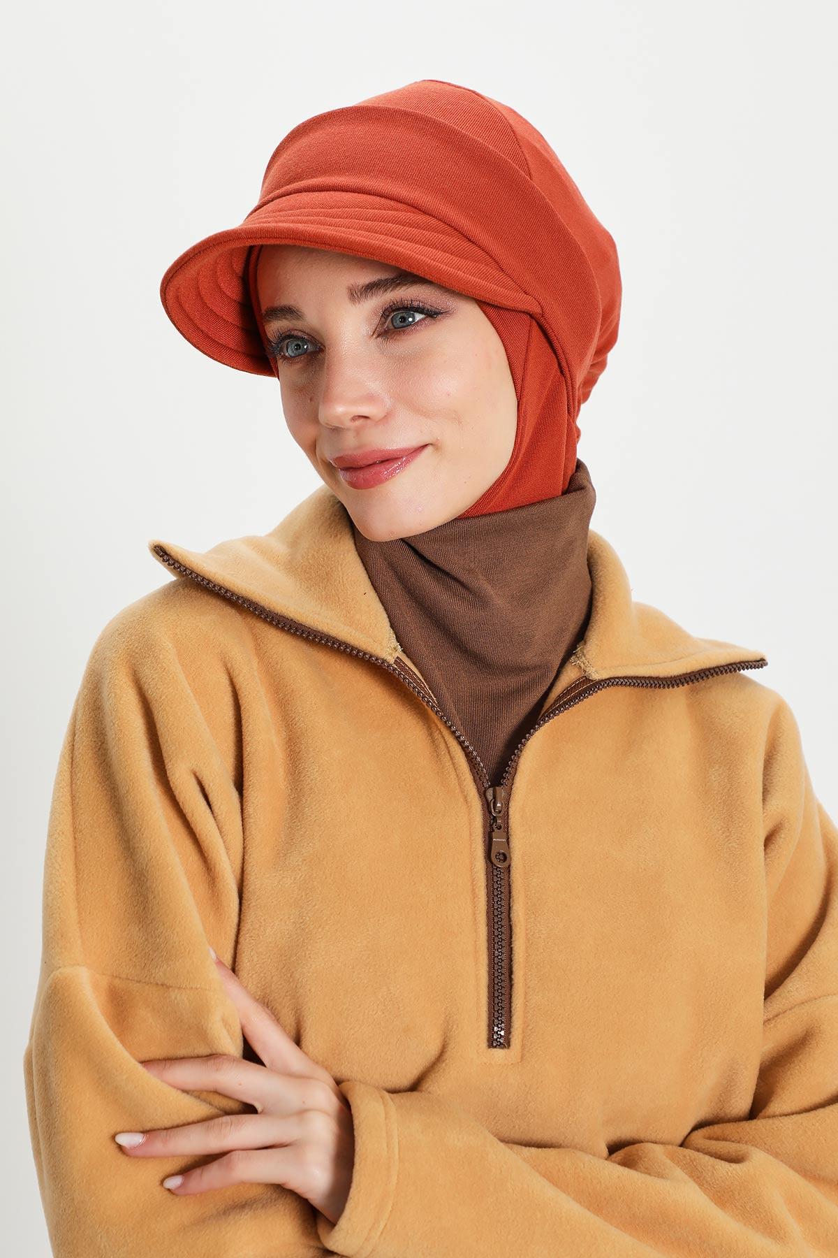 Çıkarılabilir Siperlikli Kışlık Türban,B-82RB