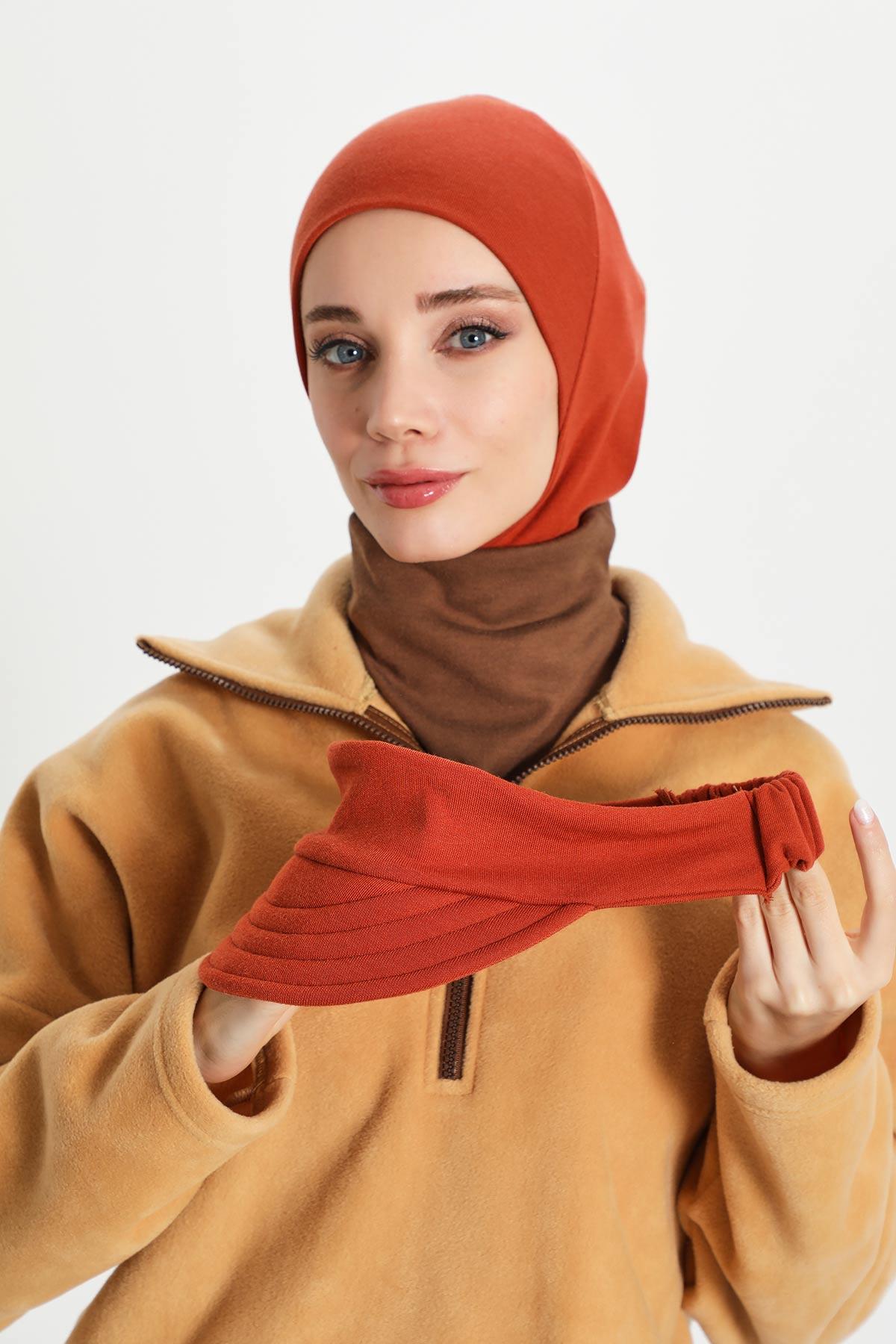 Çıkarılabilir Siperlikli Kışlık Türban,B-82RB