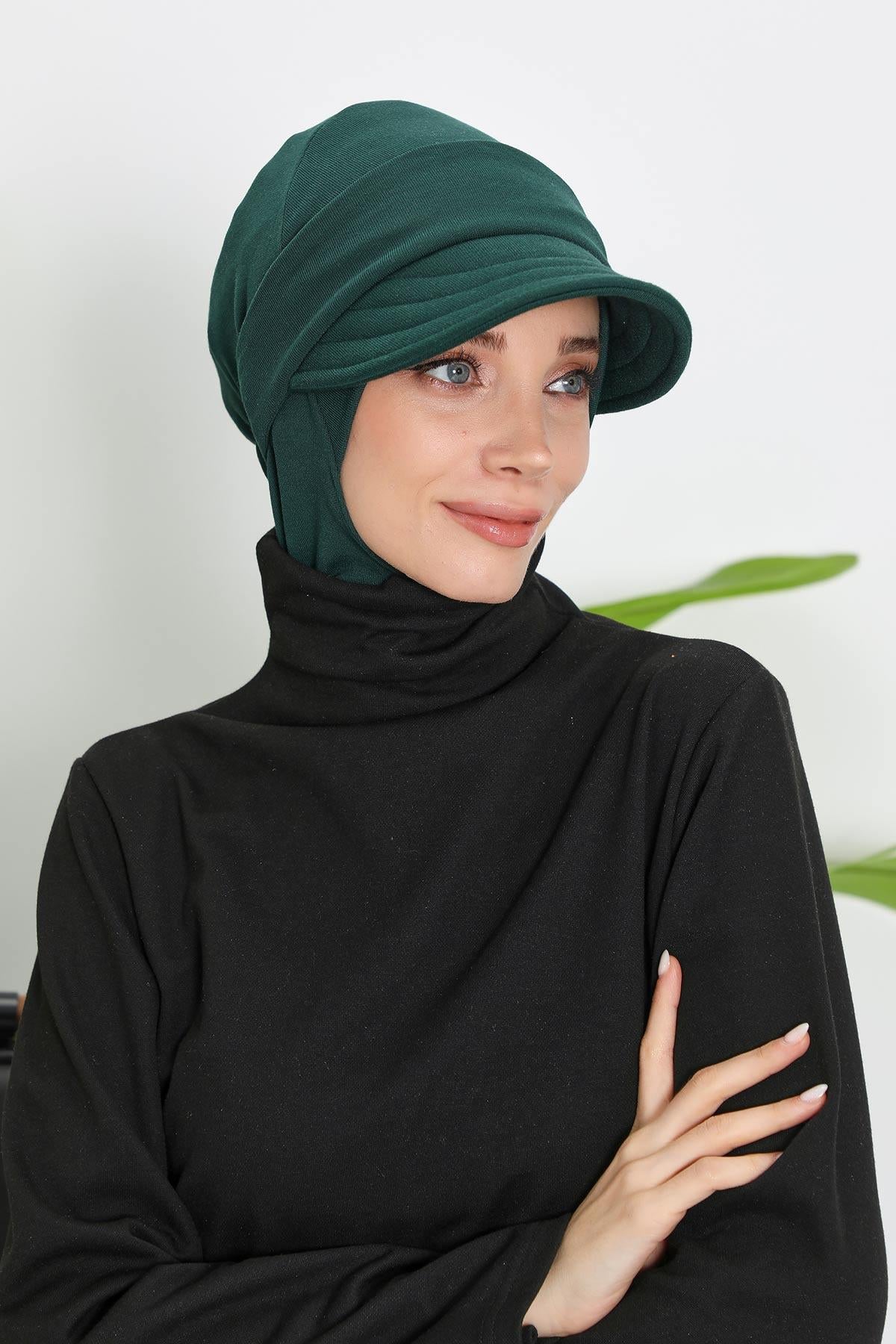 Çıkarılabilir Siperlikli Kışlık Türban,B-82RB