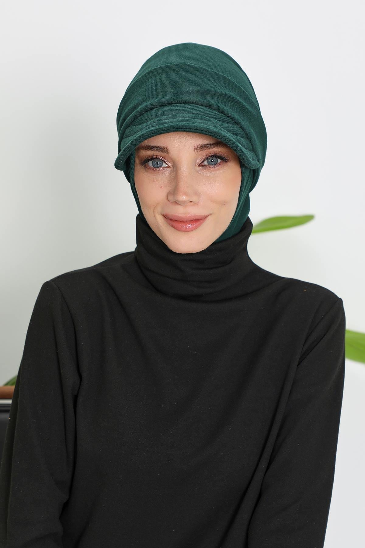 Çıkarılabilir Siperlikli Kışlık Türban,B-82RB