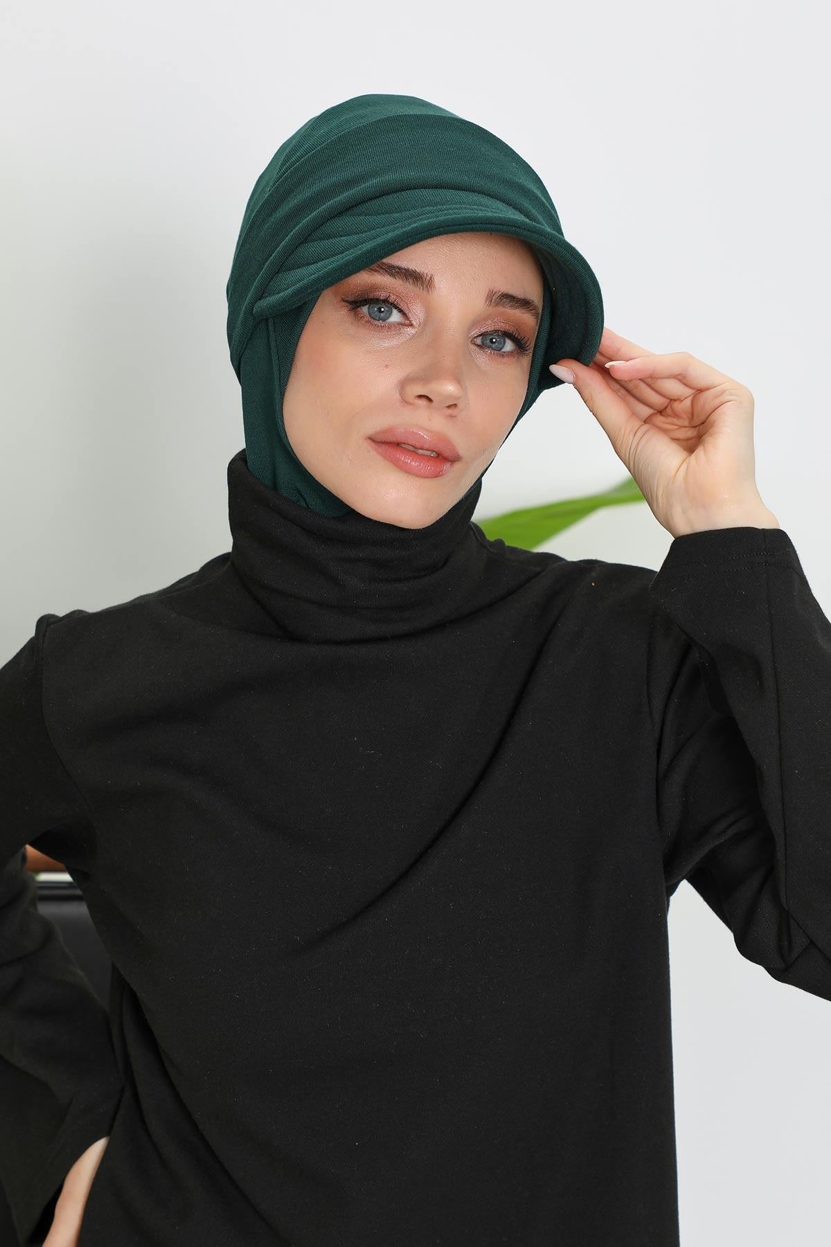 Çıkarılabilir Siperlikli Kışlık Türban,B-82RB