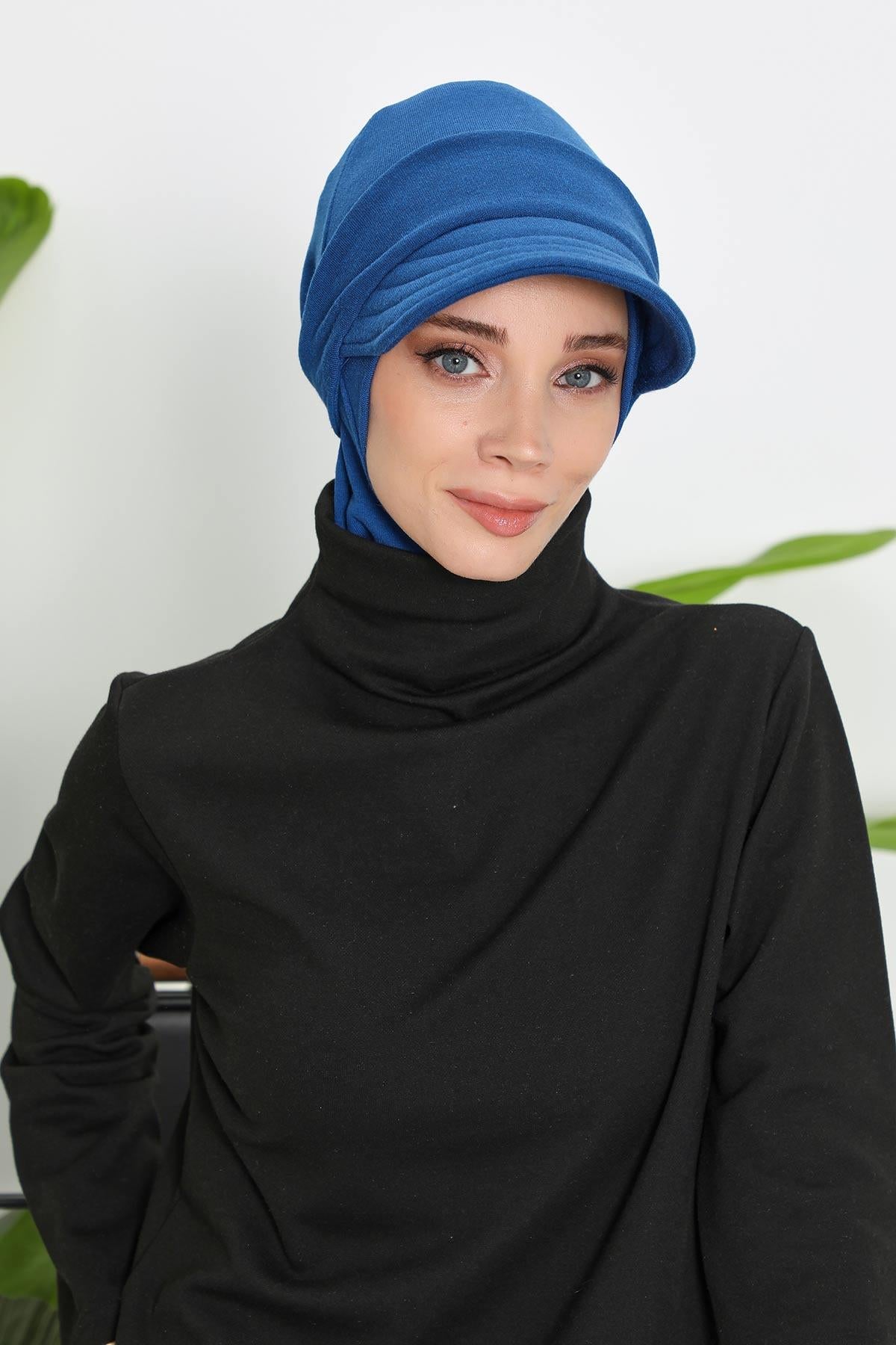 Çıkarılabilir Siperlikli Kışlık Türban,B-82RB
