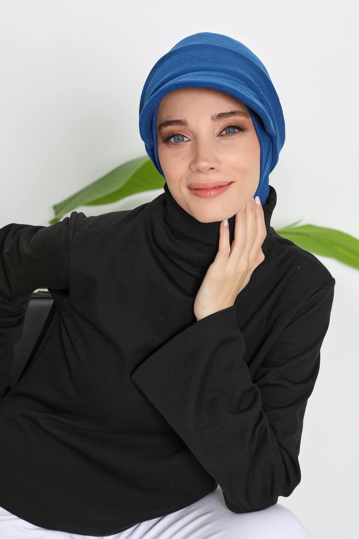 Çıkarılabilir Siperlikli Kışlık Türban,B-82RB