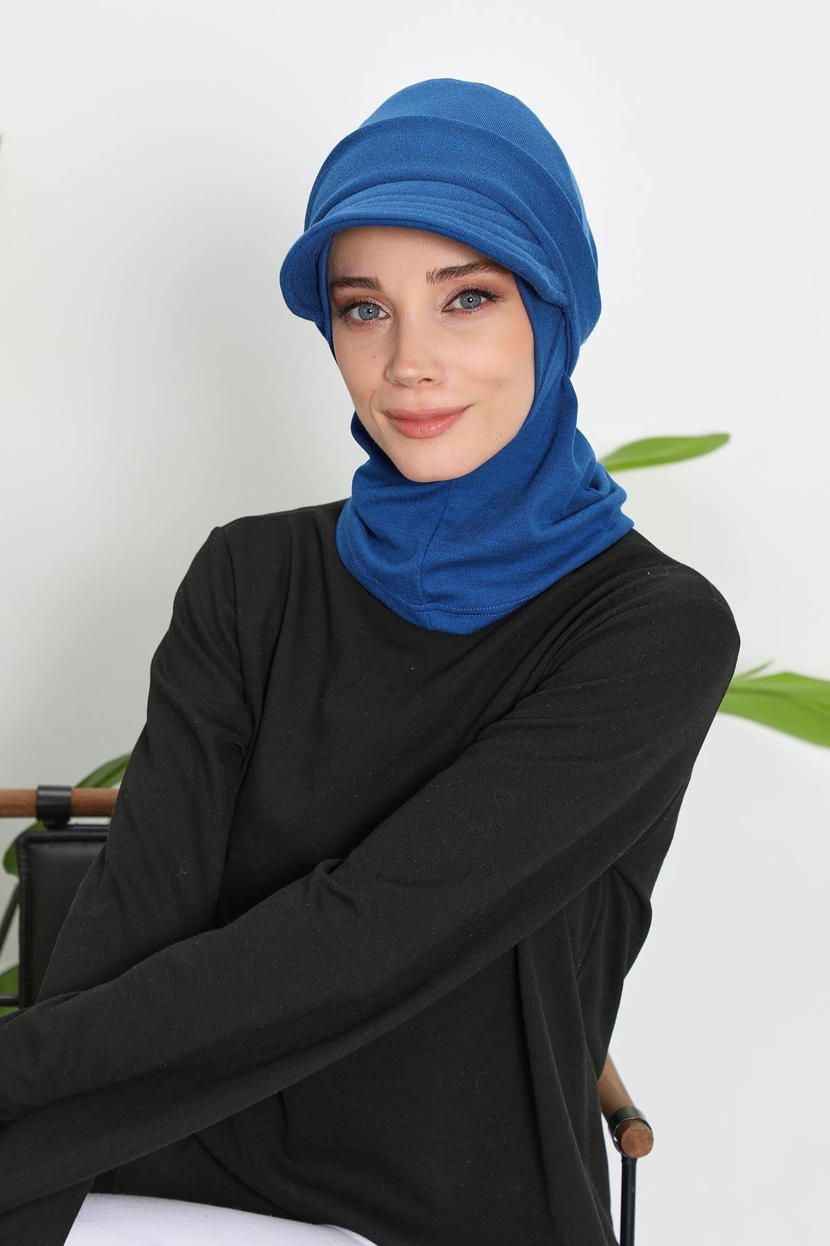 Çıkarılabilir Siperlikli Kışlık Türban,B-82RB