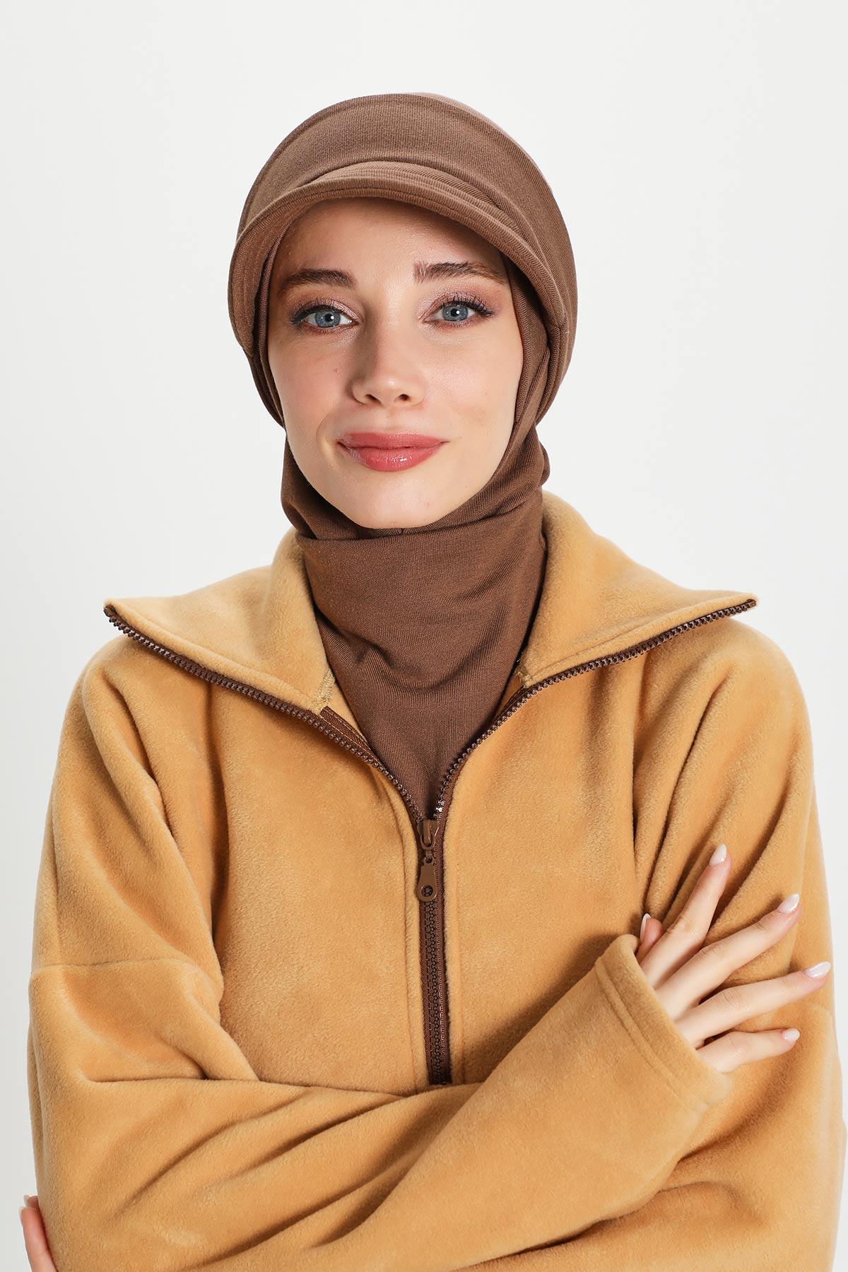 Çıkarılabilir Siperlikli Kışlık Türban,B-82RB