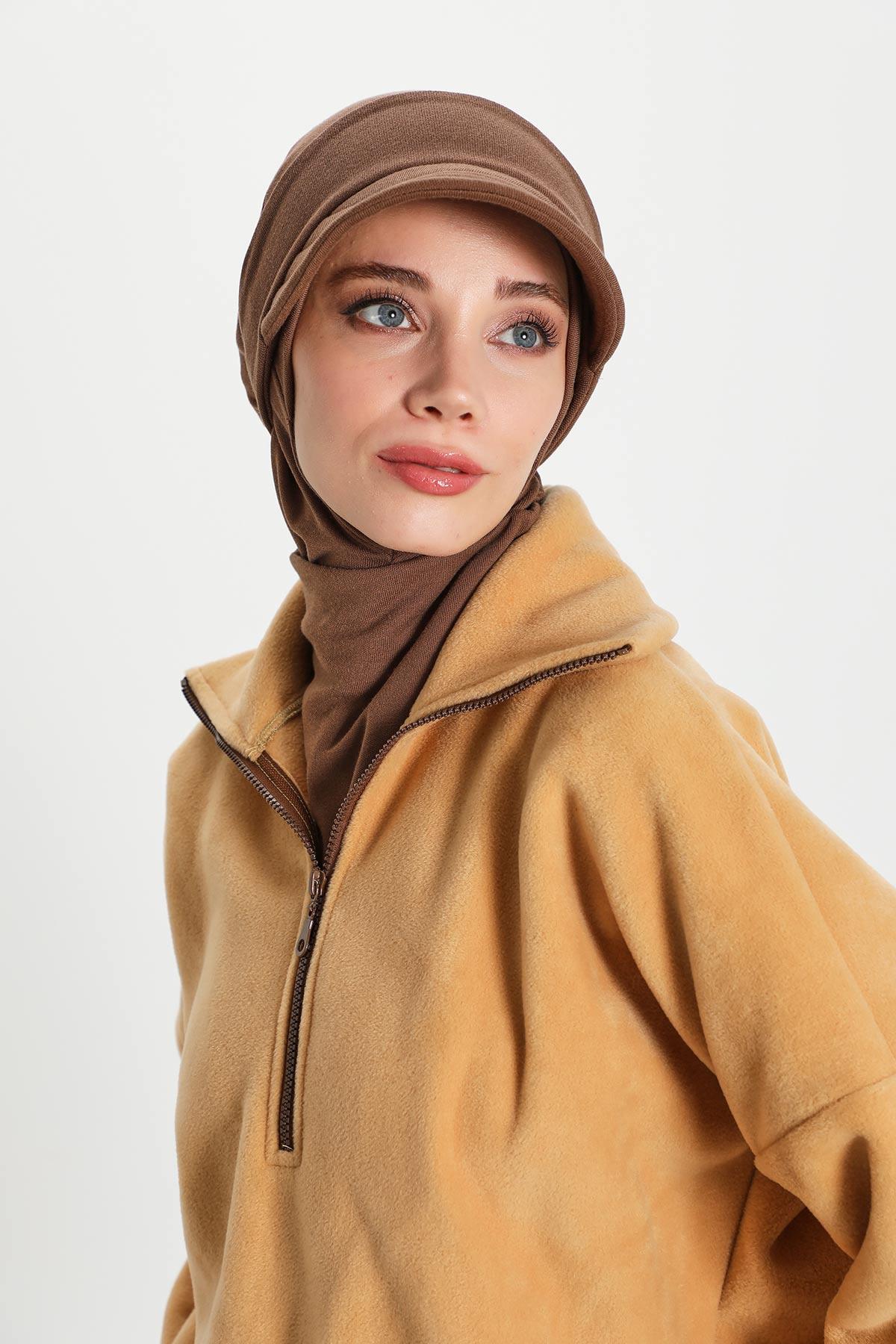 Çıkarılabilir Siperlikli Kışlık Türban,B-82RB