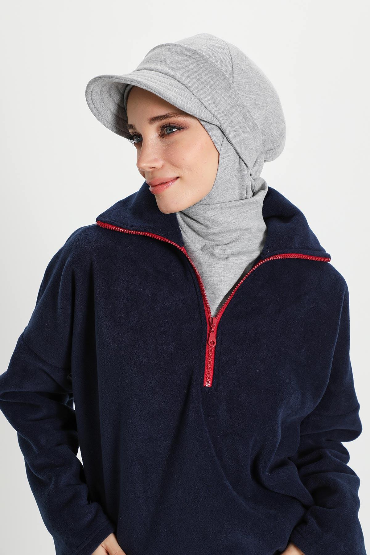 Çıkarılabilir Siperlikli Kışlık Türban,B-82RB