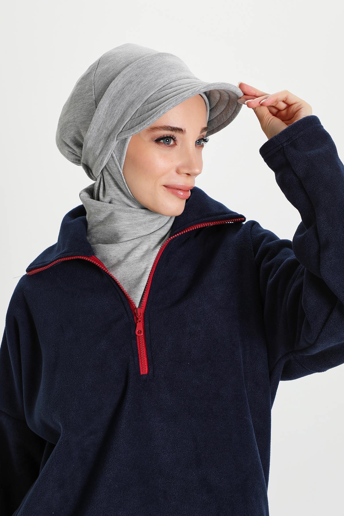 Çıkarılabilir Siperlikli Kışlık Türban,B-82RB