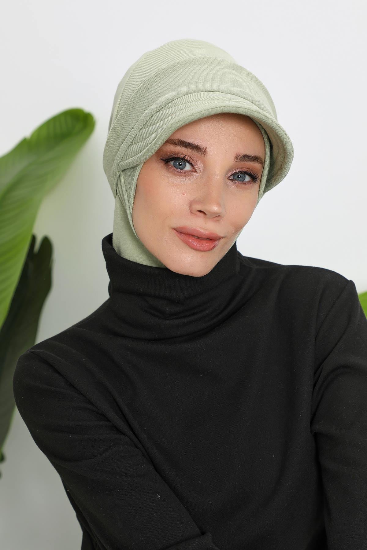 Çıkarılabilir Siperlikli Kışlık Türban,B-82RB