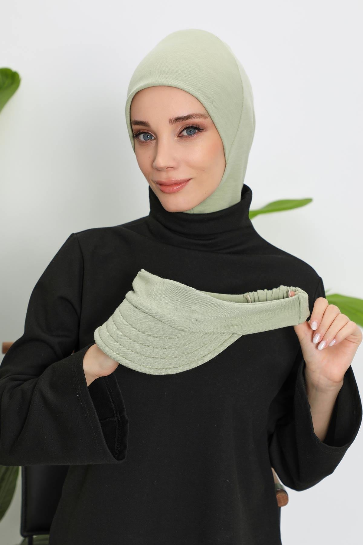 Çıkarılabilir Siperlikli Kışlık Türban,B-82RB