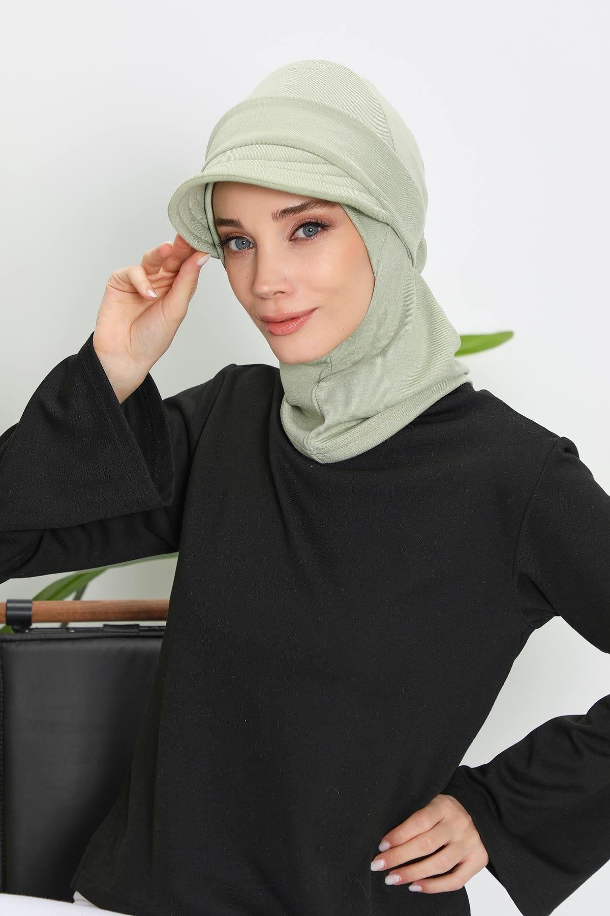 Çıkarılabilir Siperlikli Kışlık Türban,B-82RB