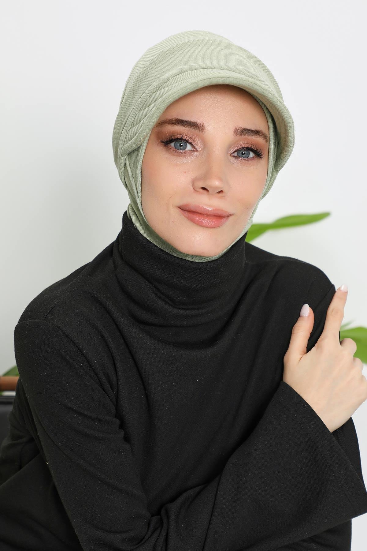 Çıkarılabilir Siperlikli Kışlık Türban,B-82RB