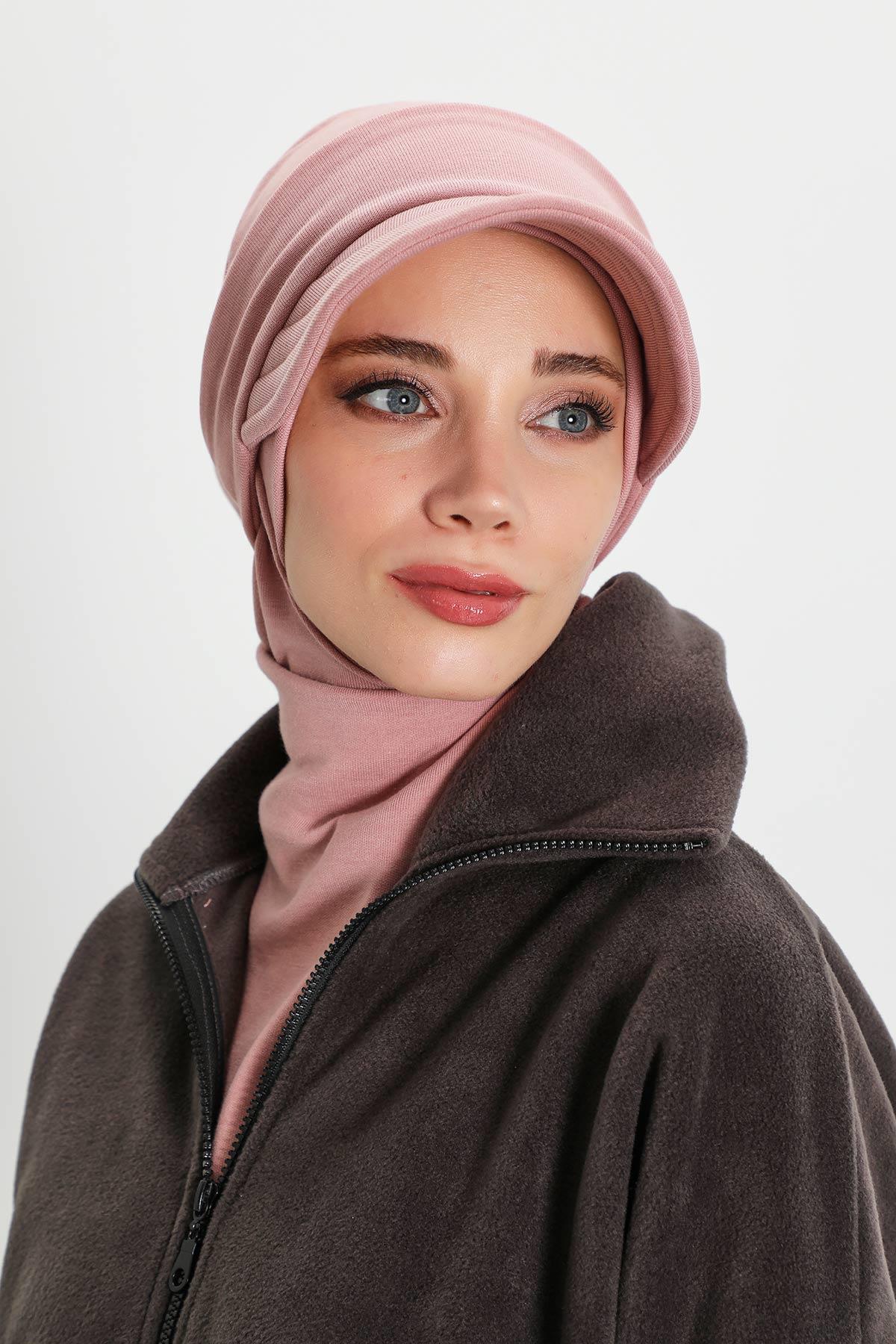 Çıkarılabilir Siperlikli Kışlık Türban,B-82RB