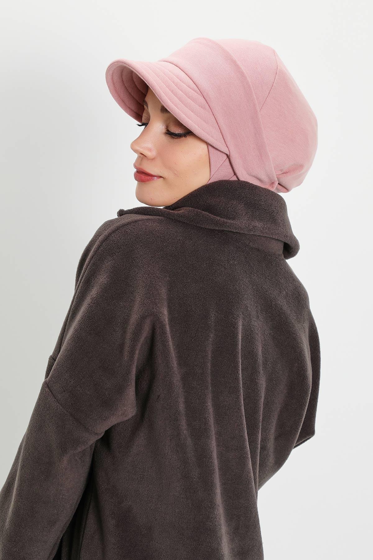 Çıkarılabilir Siperlikli Kışlık Türban,B-82RB