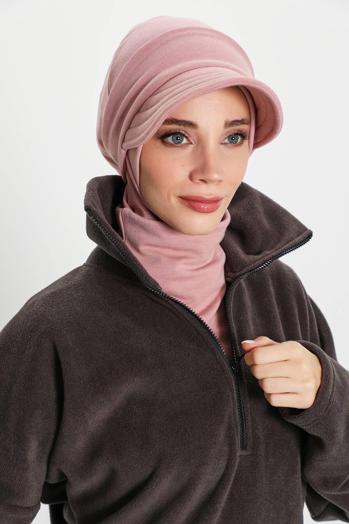 Çıkarılabilir Siperlikli Kışlık Türban,B-82RB