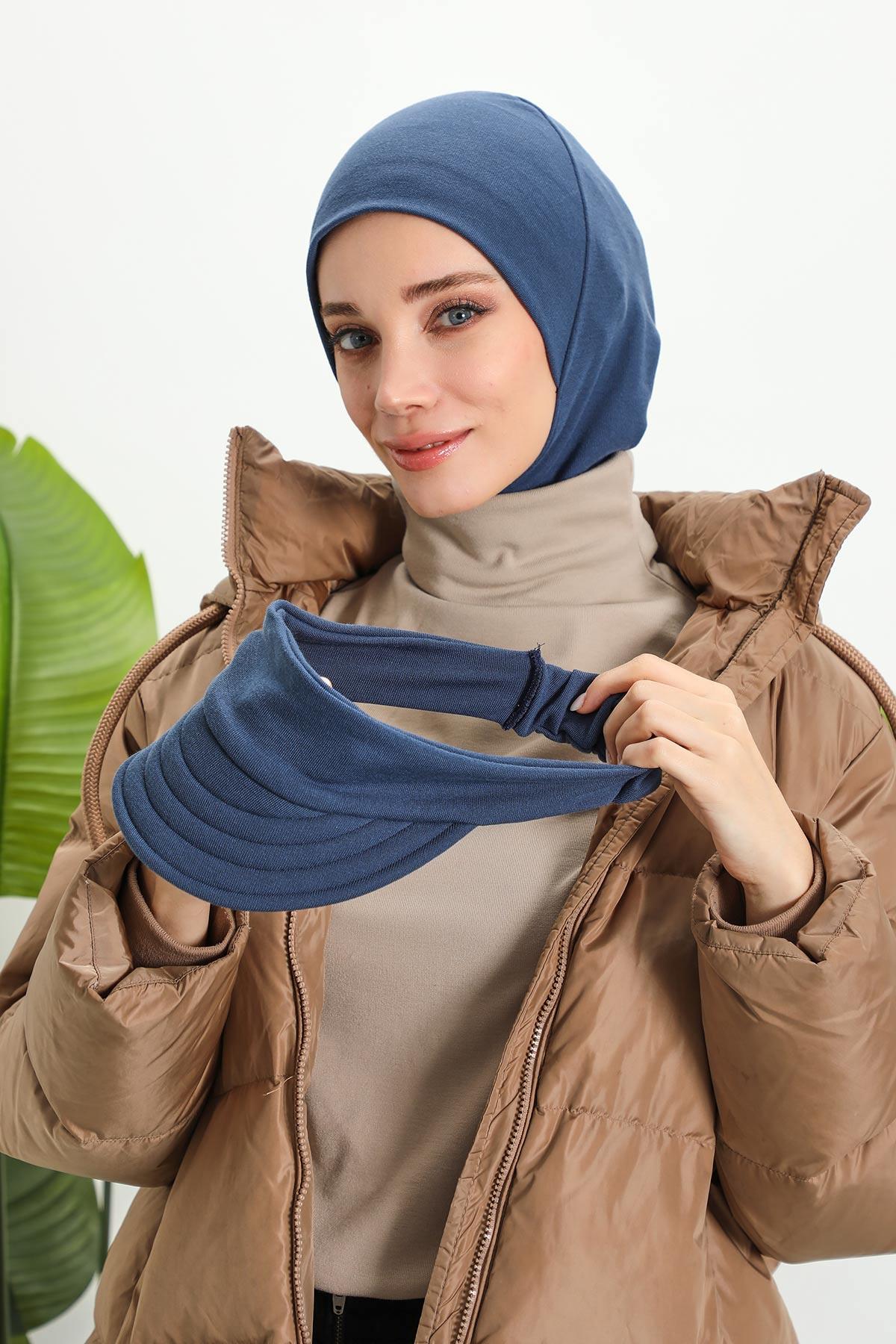 Çıkarılabilir Siperlikli Kışlık Türban,B-82RB