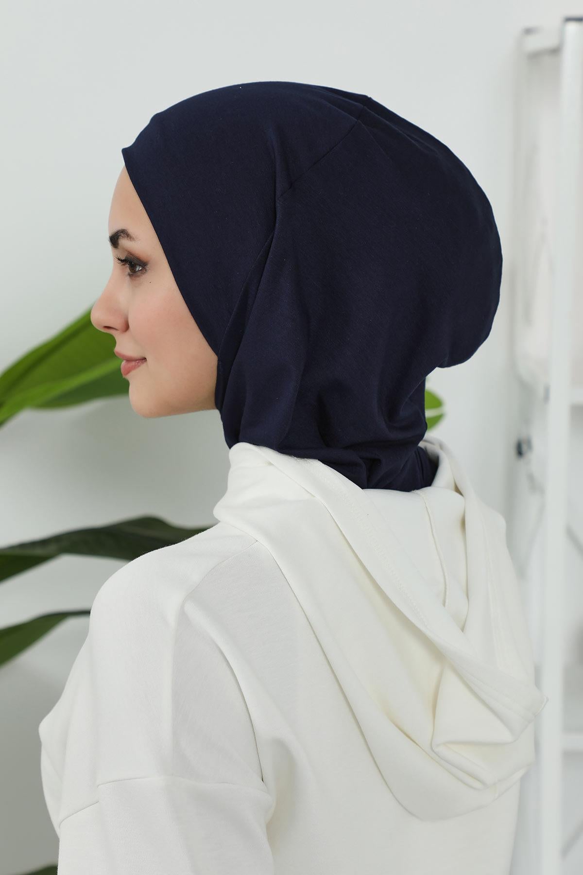 Çıkarılabilir Siperlikli Tesettür Bone,B-82