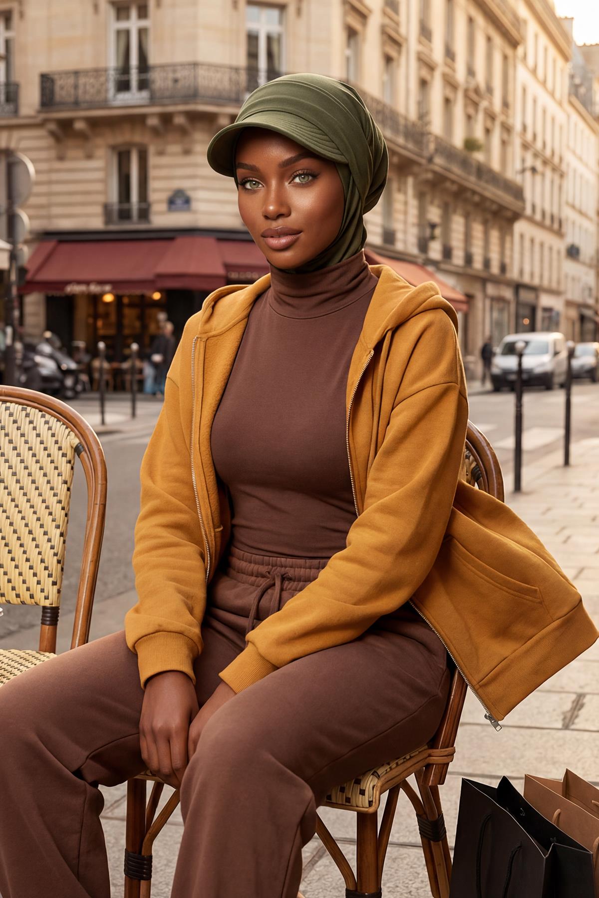 Çıkarılabilir Siperlikli Tesettür Bone,B-82