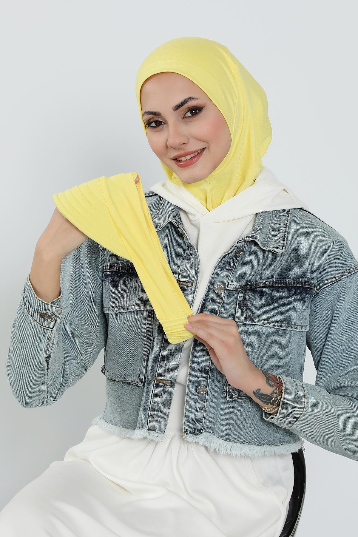 Çıkarılabilir Siperlikli Tesettür Bone,B-82