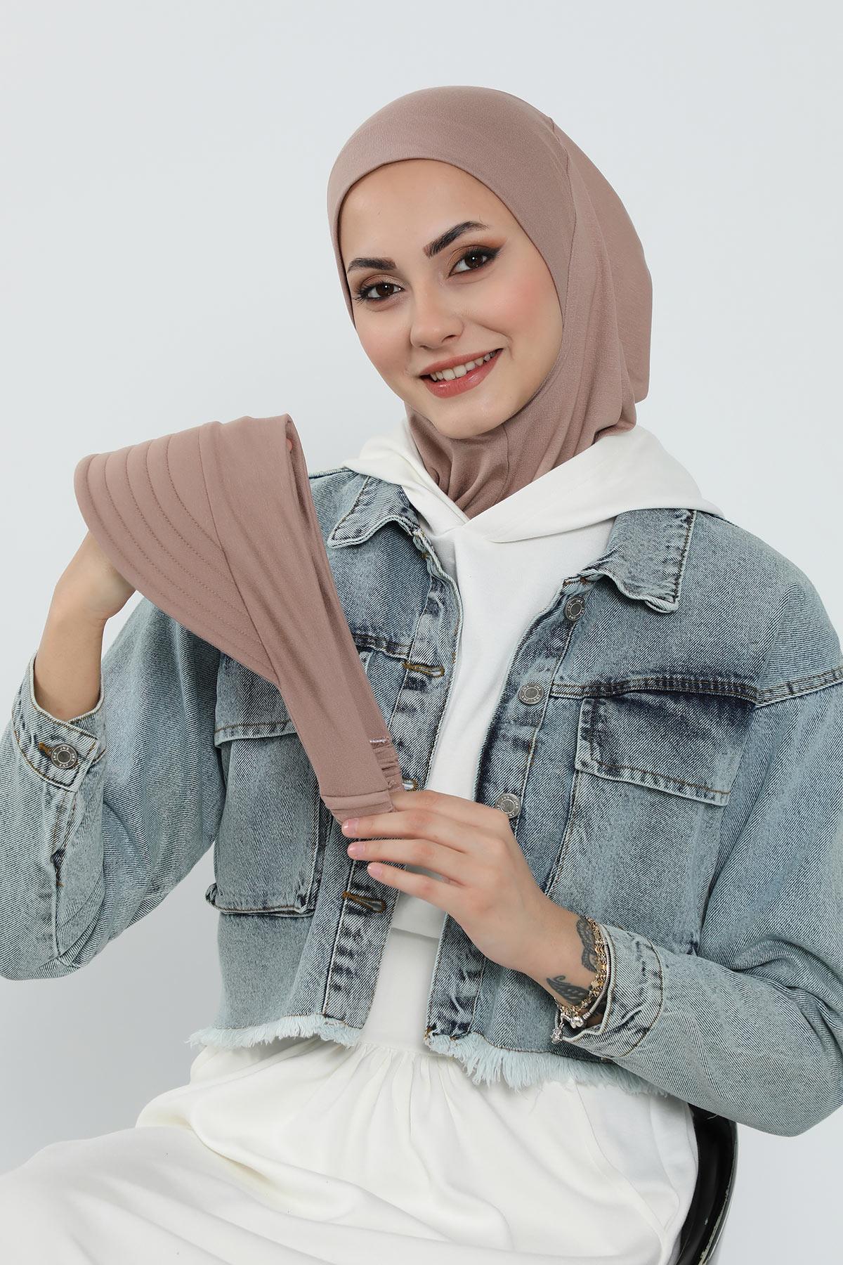 Çıkarılabilir Siperlikli Tesettür Bone,B-82