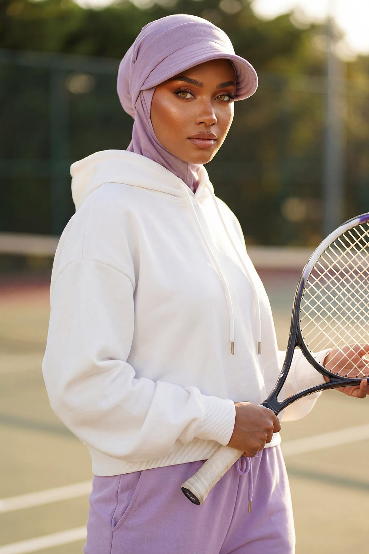 Çıkarılabilir Siperlikli Tesettür Bone,B-82