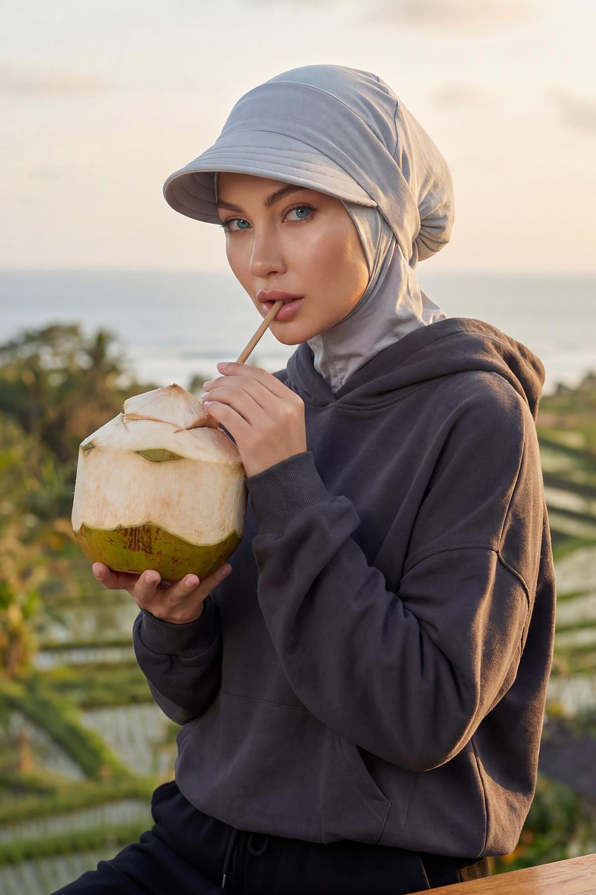 Çıkarılabilir Siperlikli Tesettür Bone,B-82