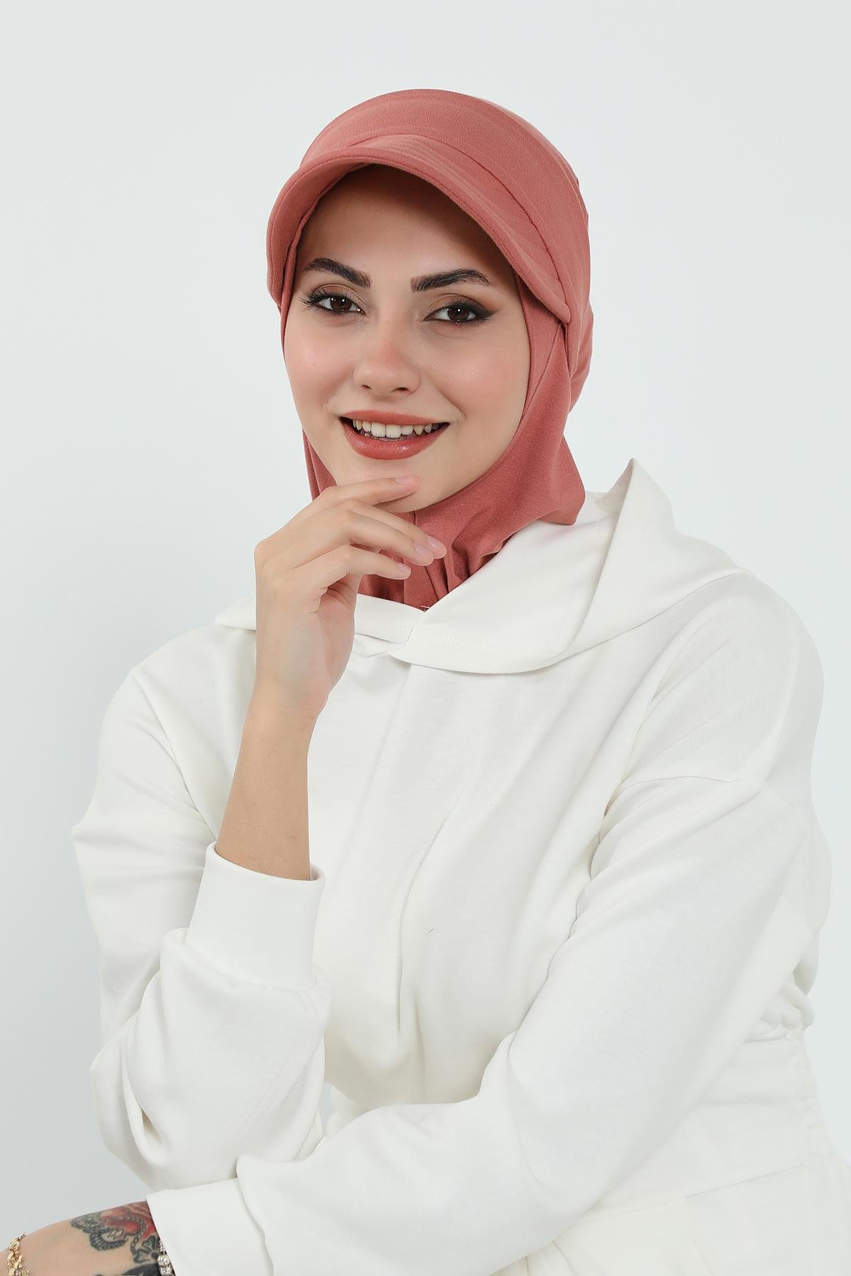 Çıkarılabilir Siperlikli Tesettür Bone,B-82