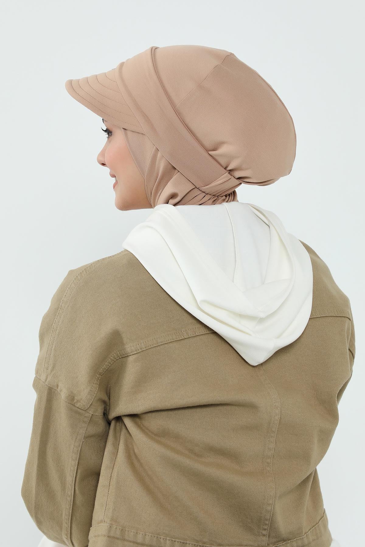 Çıkarılabilir Siperlikli Tesettür Bone,B-82