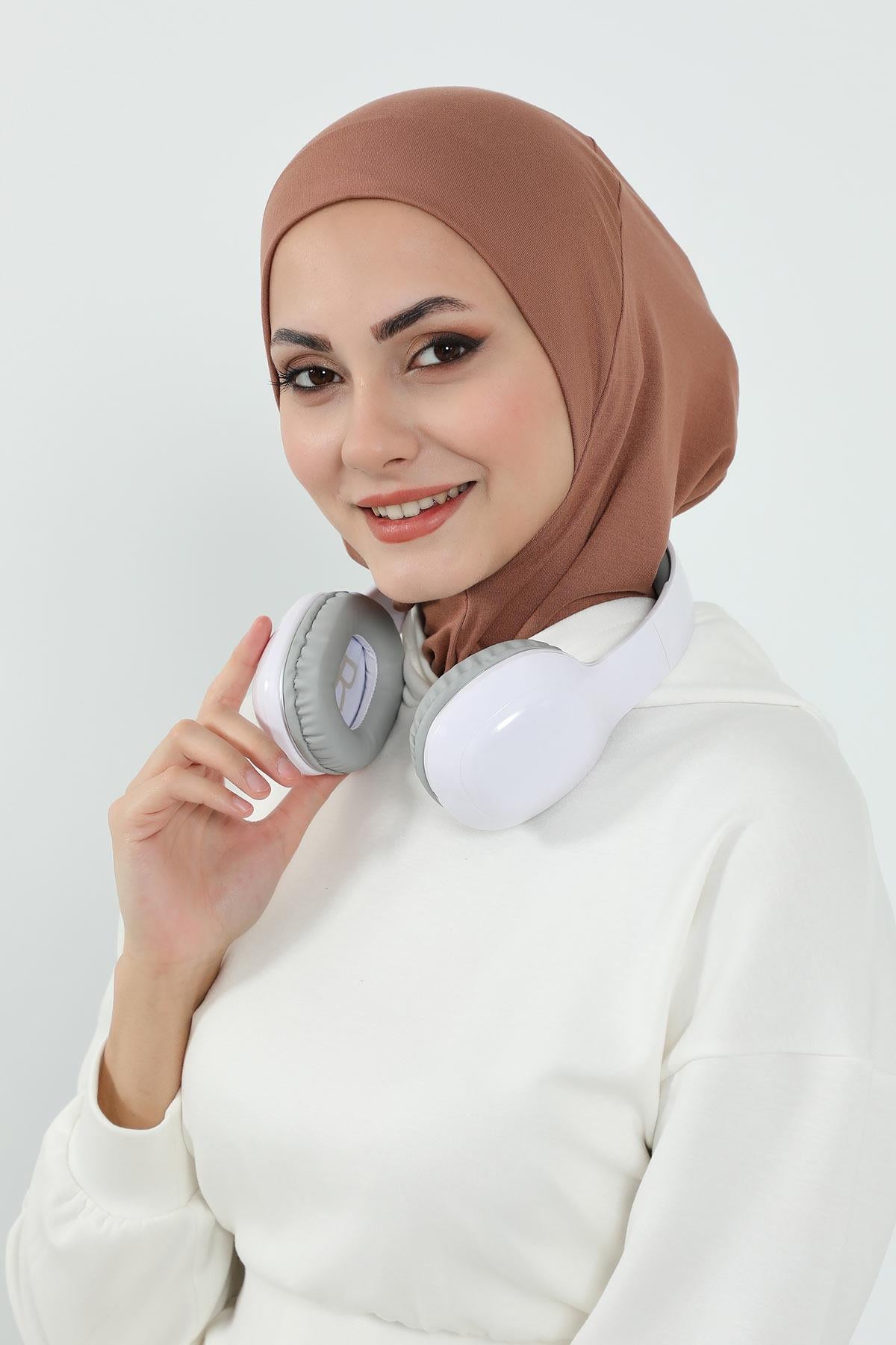 Çıkarılabilir Siperlikli Tesettür Bone,B-82