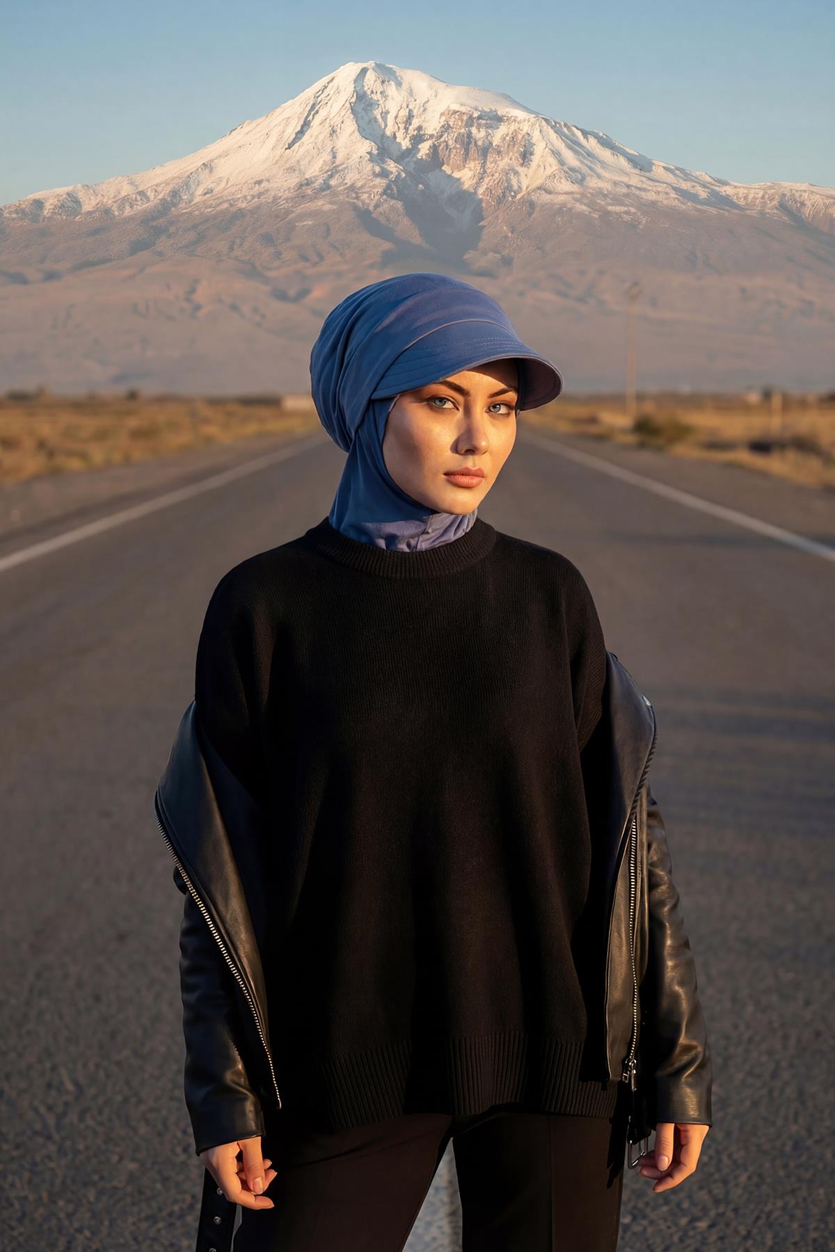 Çıkarılabilir Siperlikli Tesettür Bone,B-82