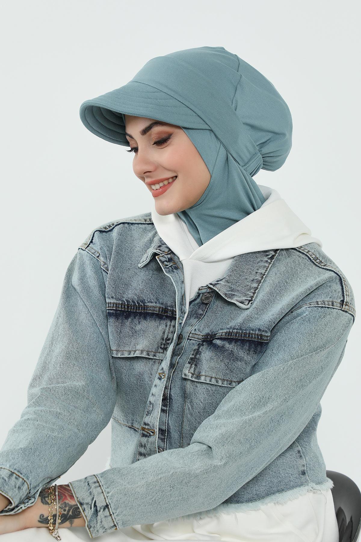 Çıkarılabilir Siperlikli Tesettür Bone,B-82