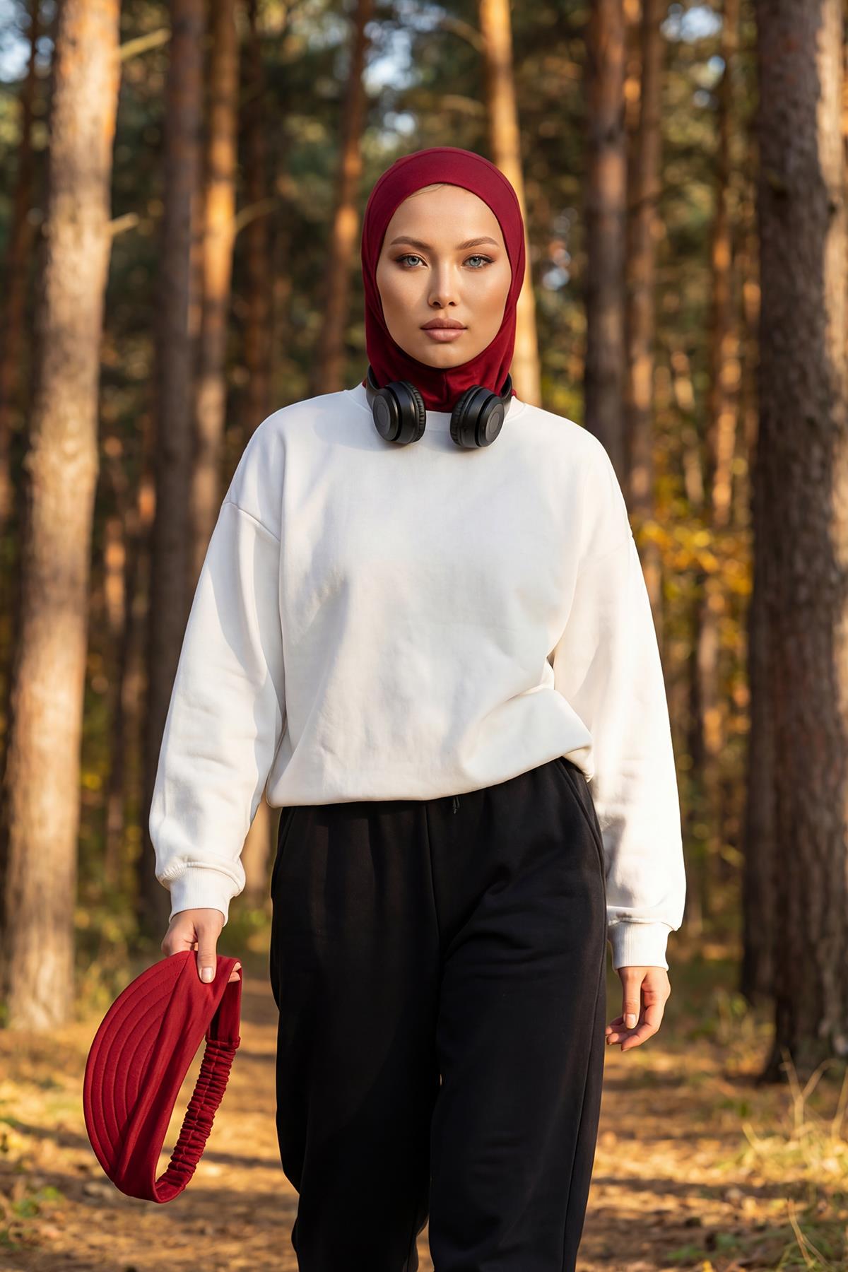 Çıkarılabilir Siperlikli Tesettür Bone,B-82