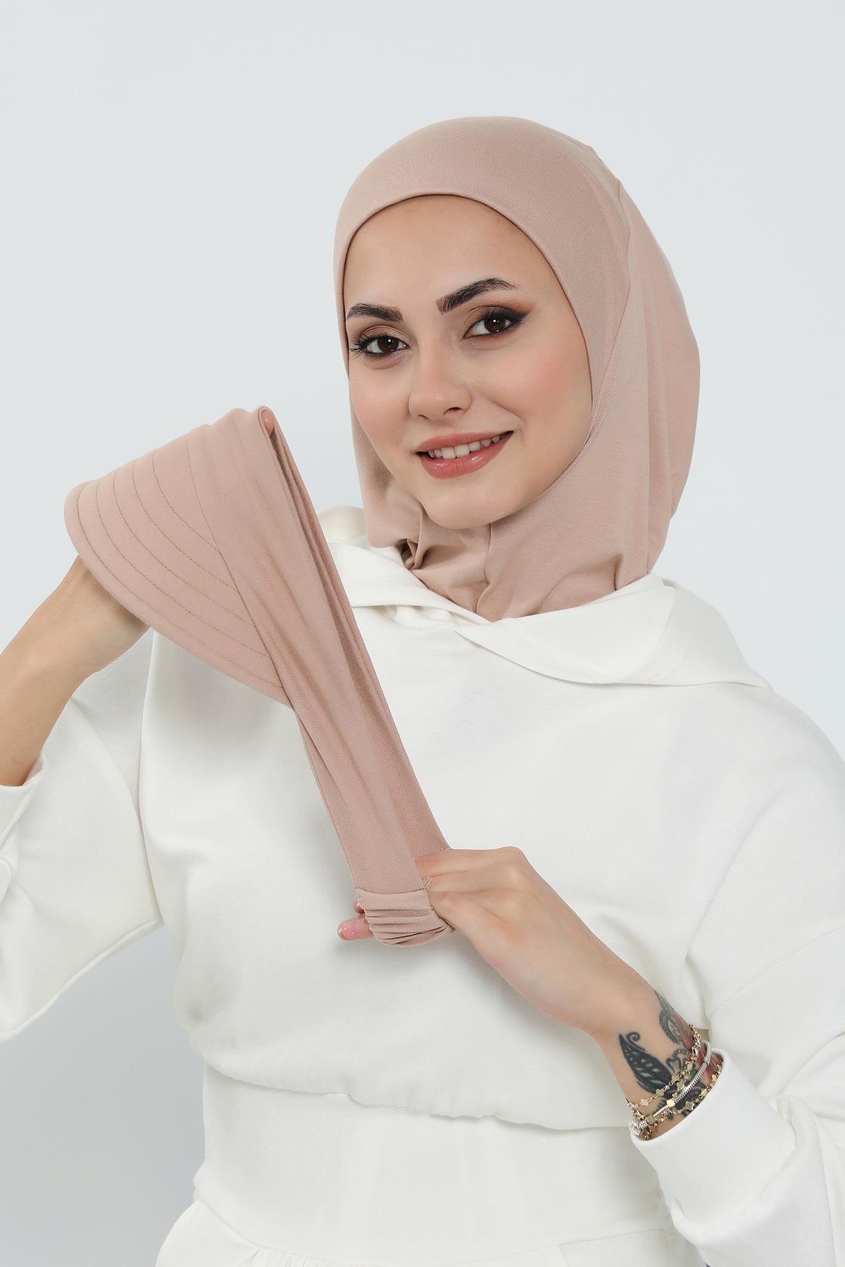 Çıkarılabilir Siperlikli Tesettür Bone,B-82