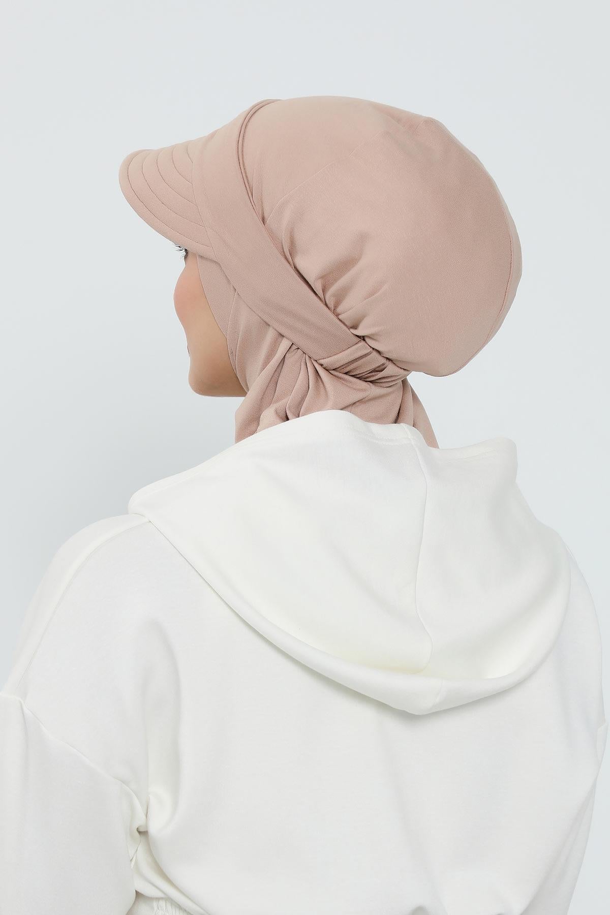 Çıkarılabilir Siperlikli Tesettür Bone,B-82