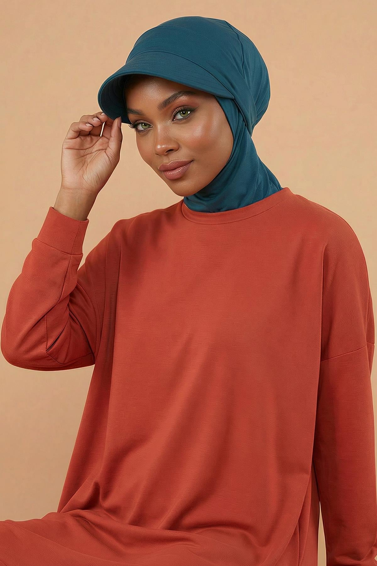 Çıkarılabilir Siperlikli Tesettür Bone,B-82