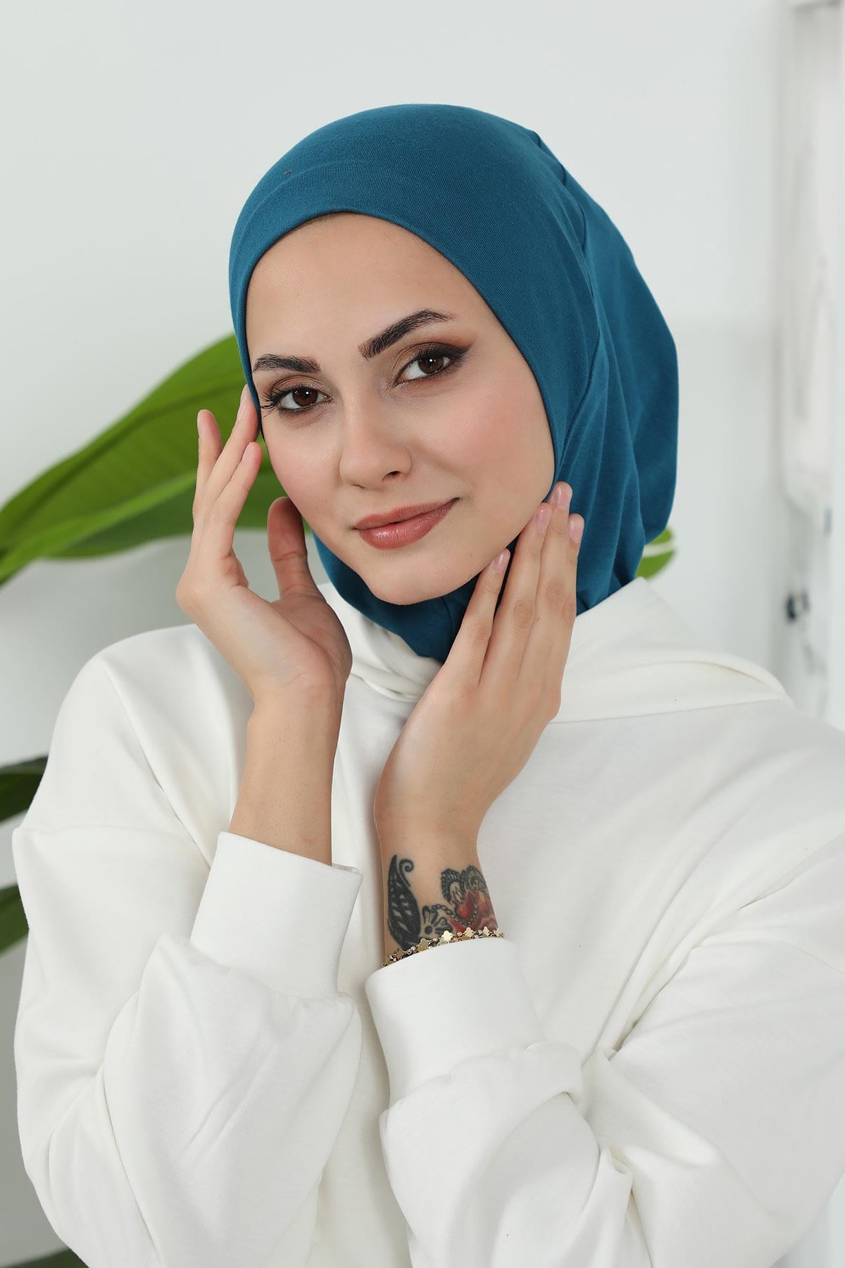 Çıkarılabilir Siperlikli Tesettür Bone,B-82