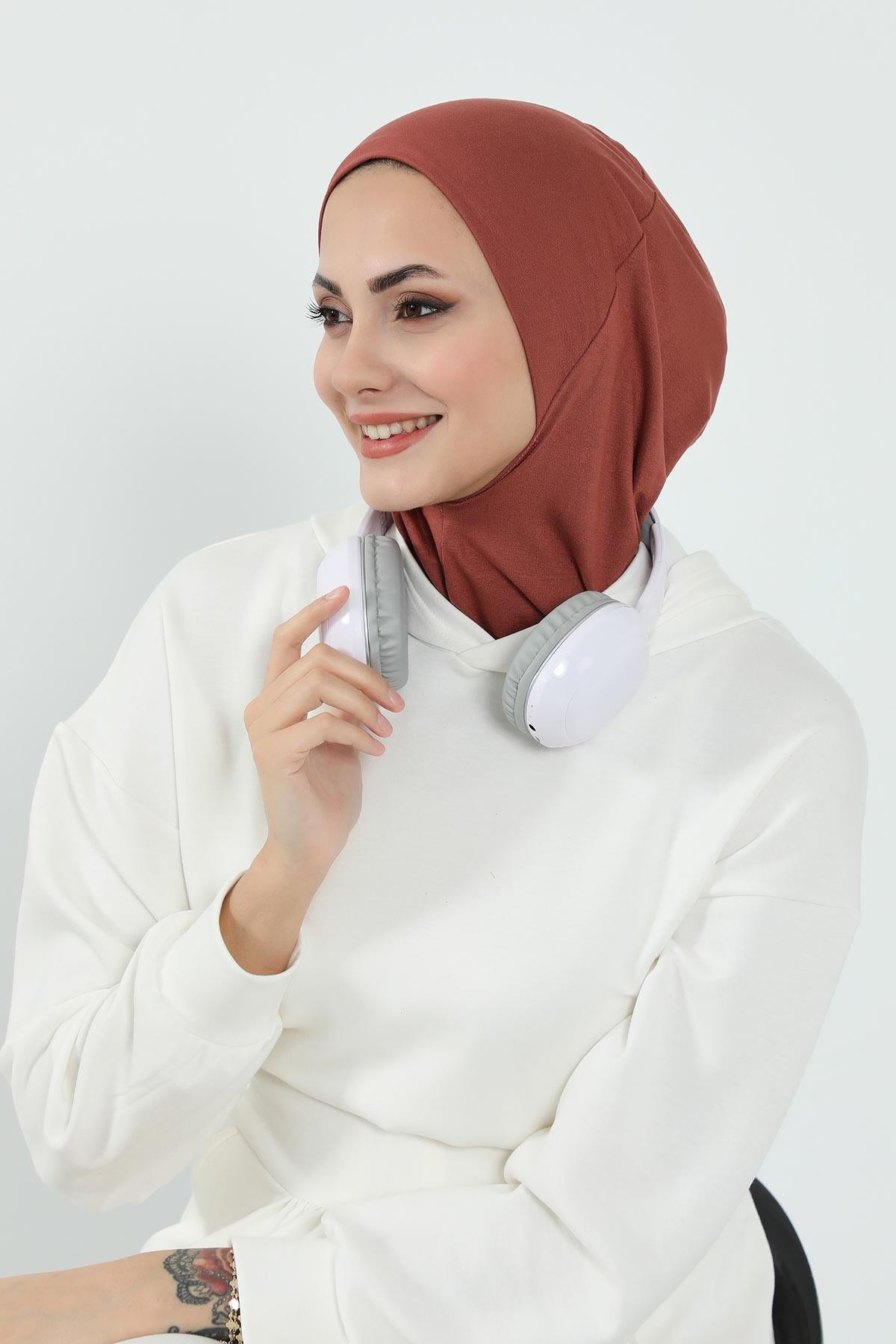 Çıkarılabilir Siperlikli Tesettür Bone,B-82