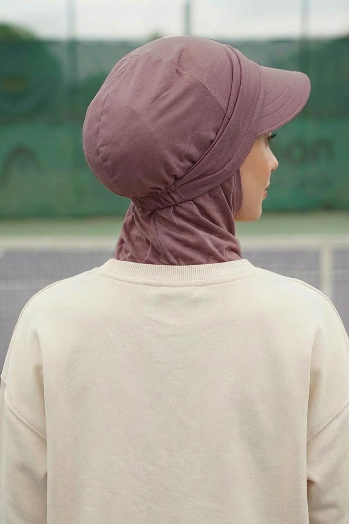 Çıkarılabilir Siperlikli Tesettür Bone,B-82