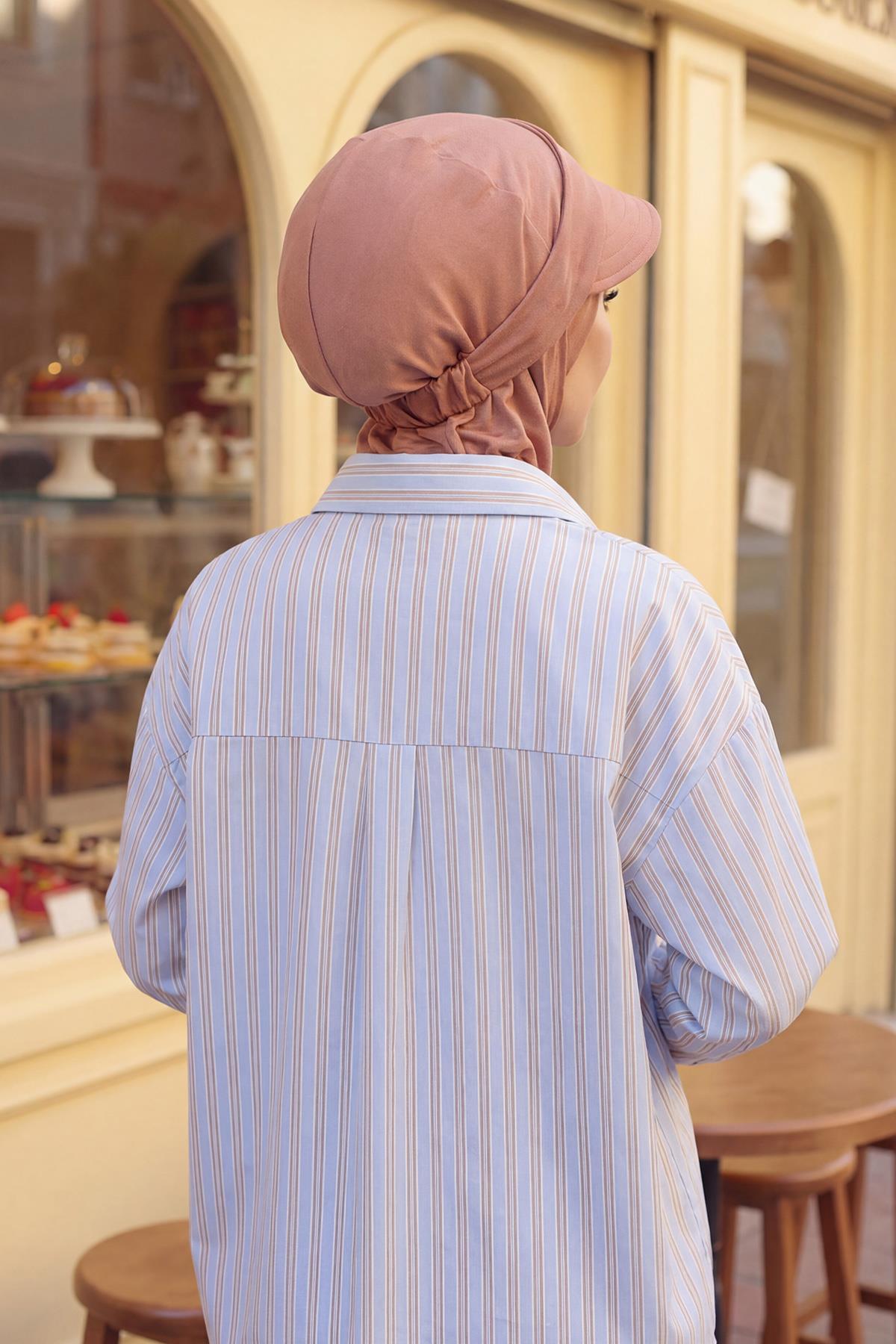 Çıkarılabilir Siperlikli Tesettür Bone,B-82