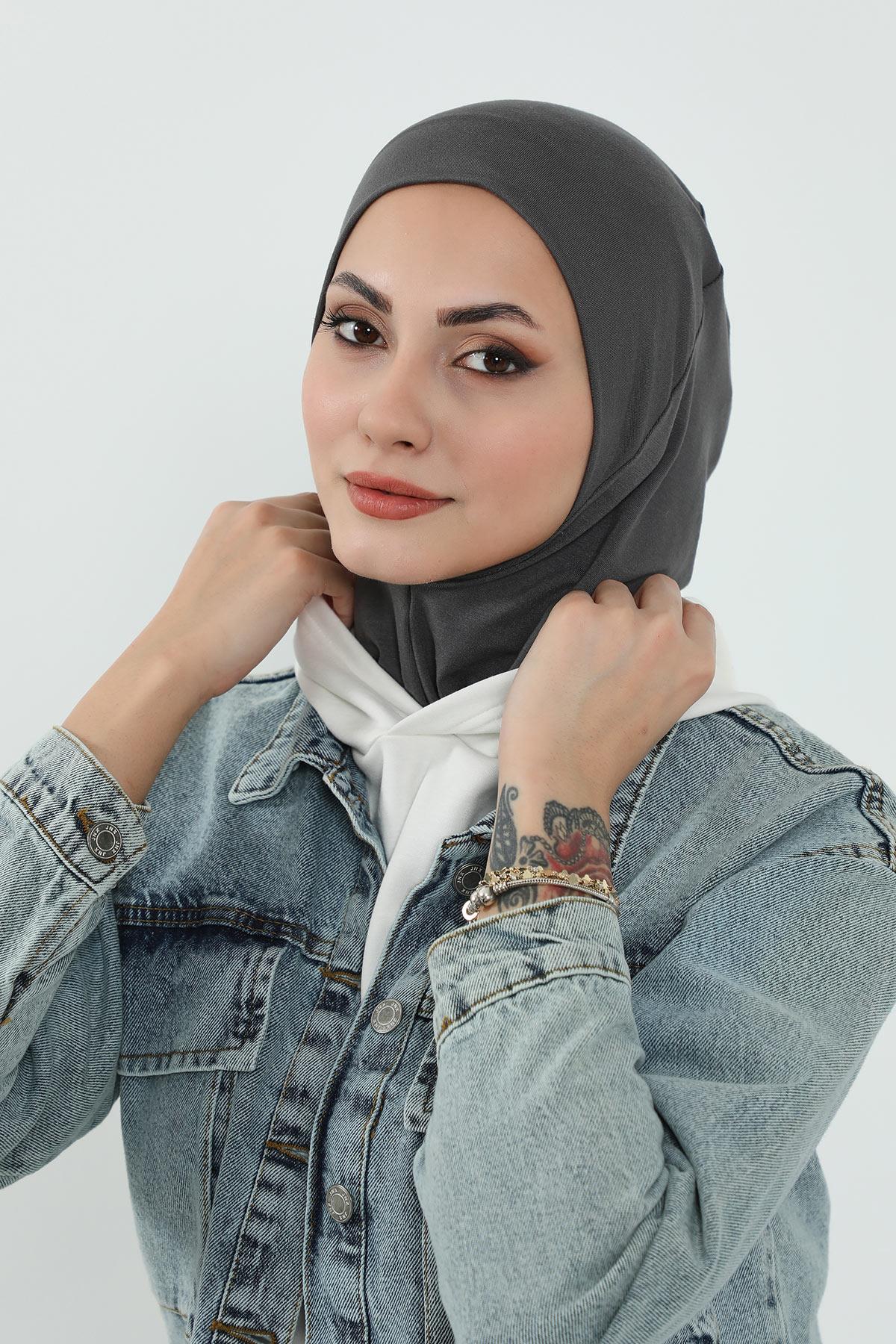 Çıkarılabilir Siperlikli Tesettür Bone,B-82