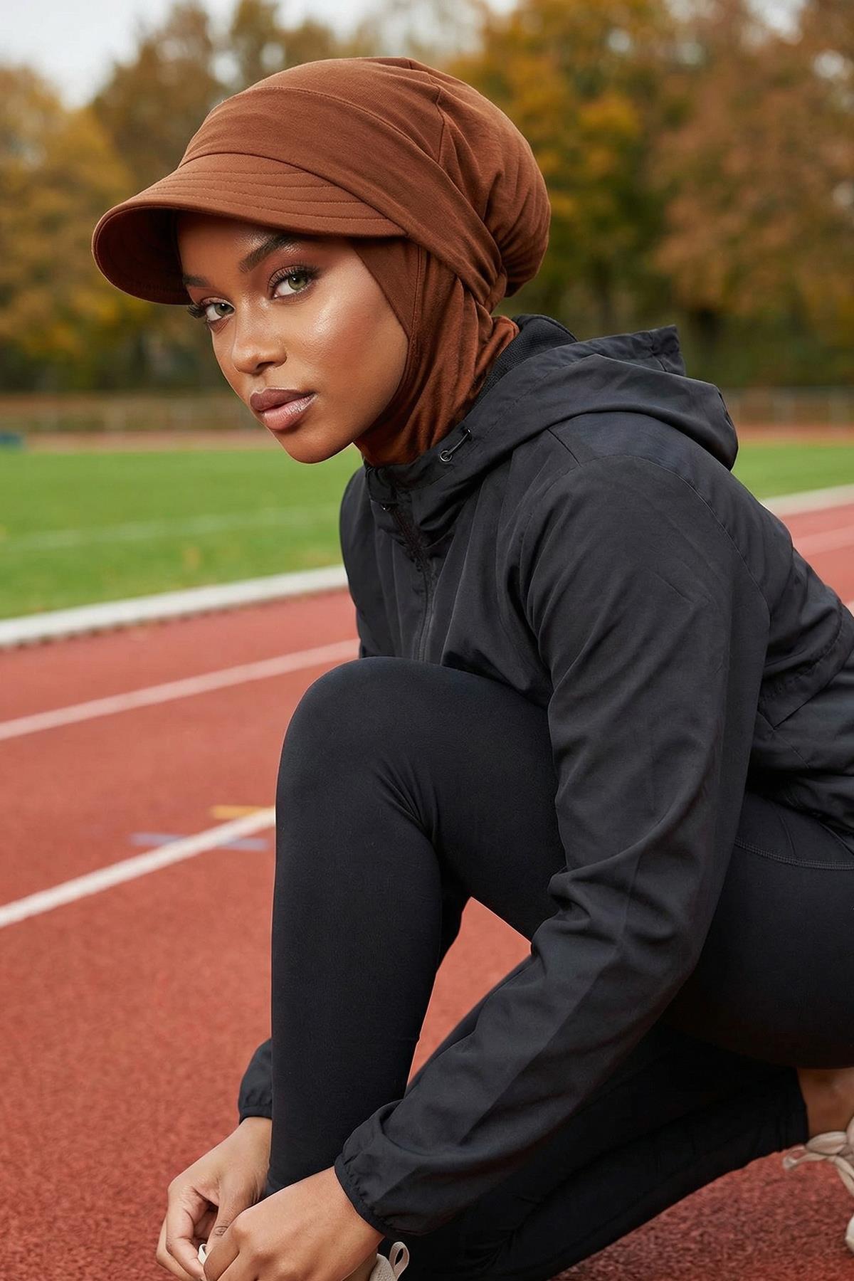 Çıkarılabilir Siperlikli Tesettür Bone,B-82