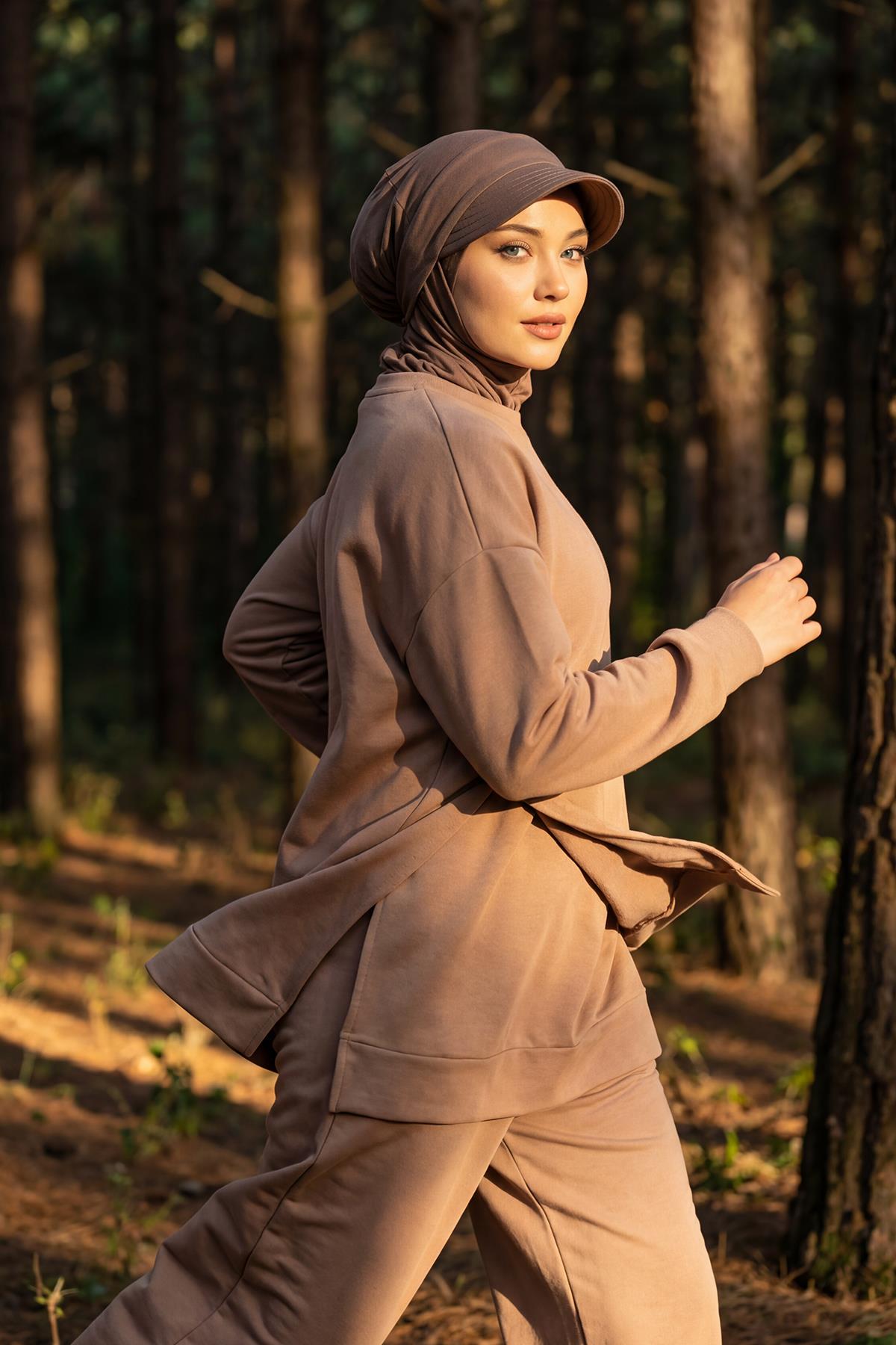 Çıkarılabilir Siperlikli Tesettür Bone,B-82