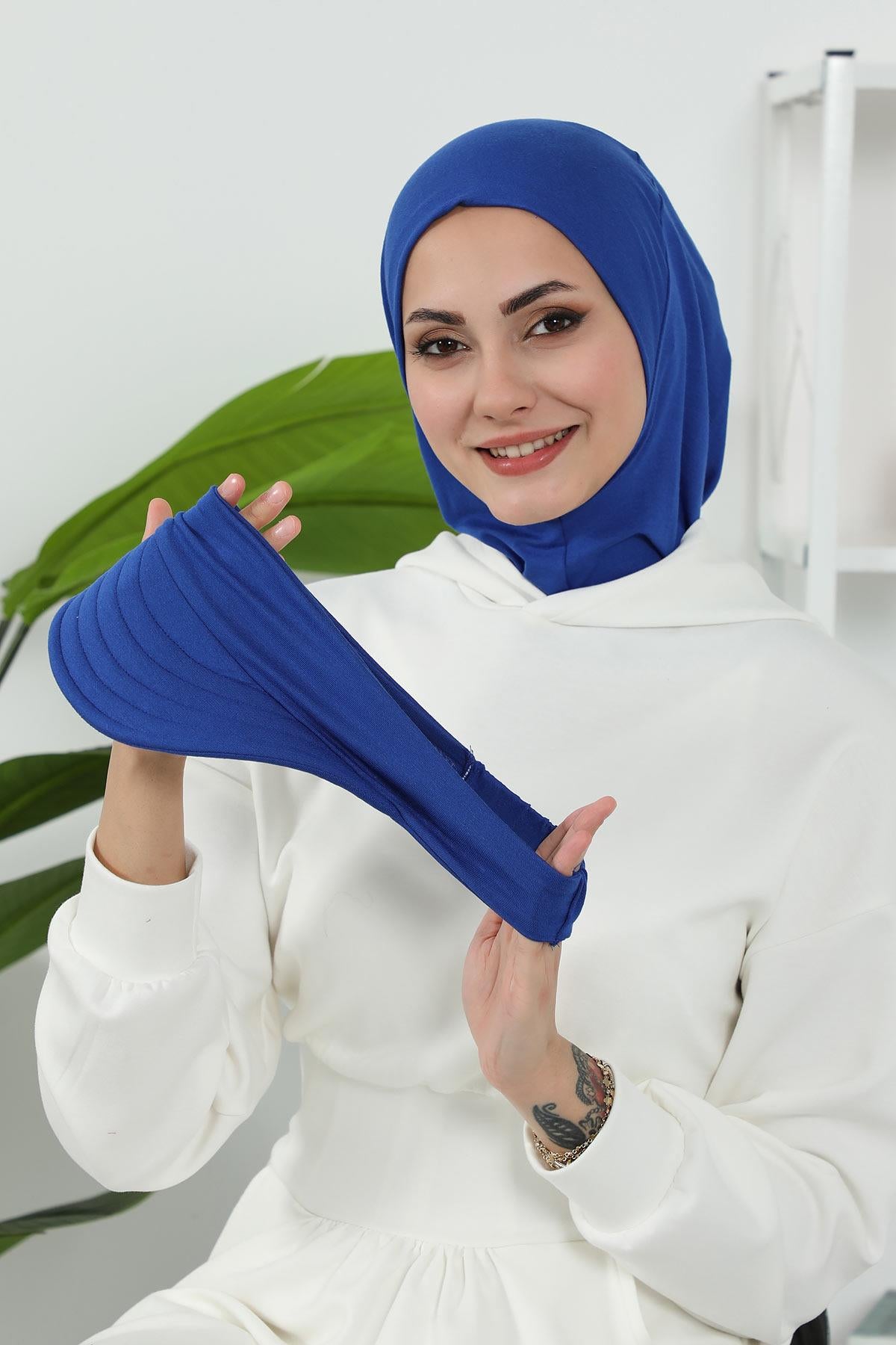 Çıkarılabilir Siperlikli Tesettür Bone,B-82